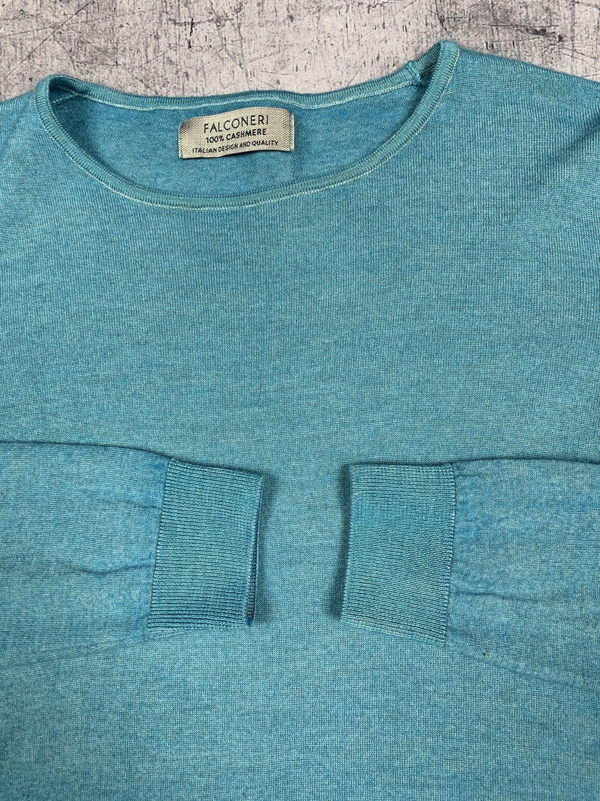 Other Falconeri 100% Cashmere Sweater Pullover Blue Size S / US 4 / IT 40 - 7 Thumbnail