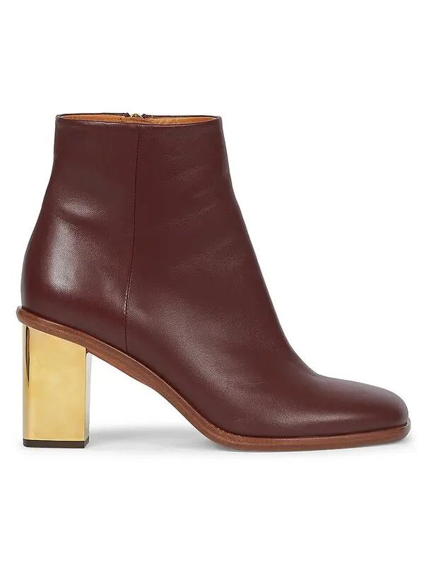 Chloe o1loc1c1024 Rebecca Ankle Boots in Deep Purple Size US 9 / IT 39 - 1 Thumbnail