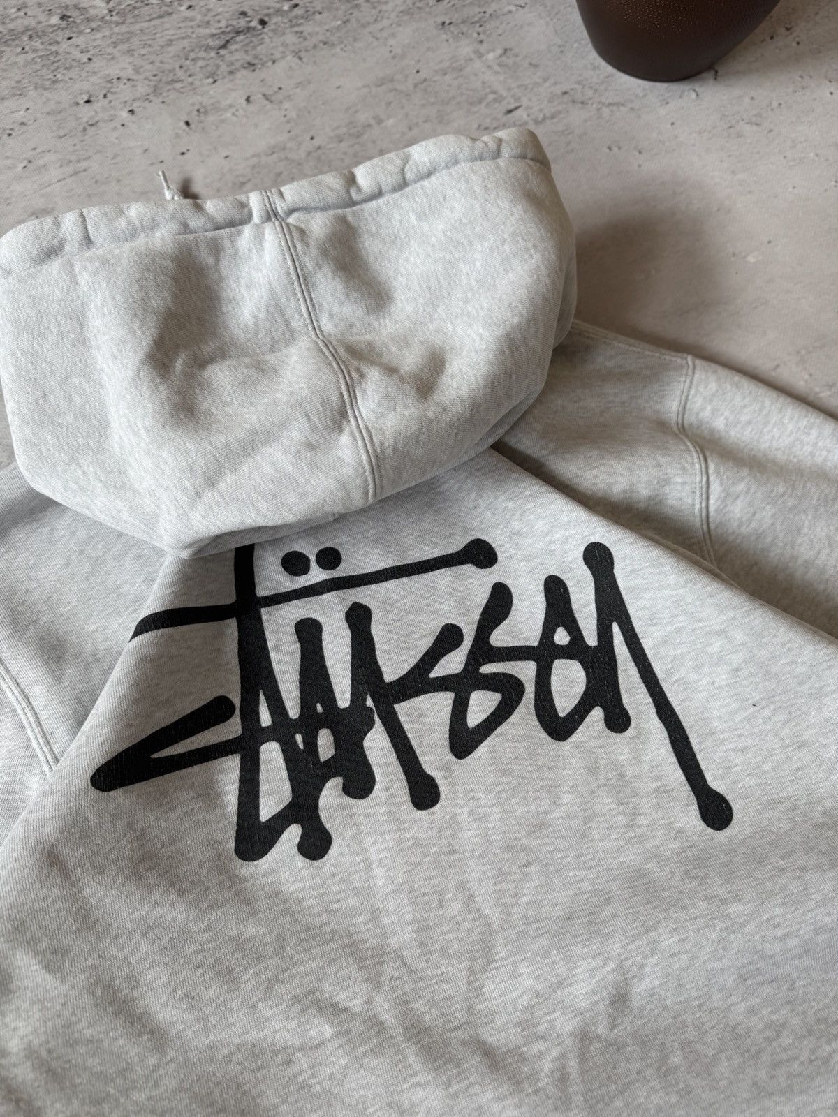 Stussy × Vintage STUSSY CENTER HUFT LOGO OVERSIZE BAGGY FIT HOODIE Size US M / EU 48-50 / 2 - 10 Thumbnail