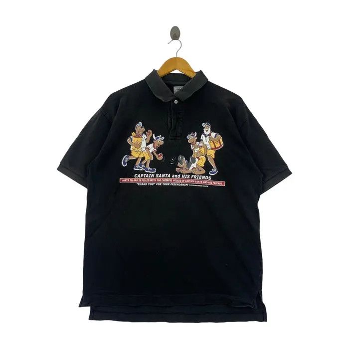 Vintage Vintage CAPTAIN SANTA FRIENDS Ocean Polo Tee Shirt Size XL / US 12-14 / IT 48-50 - 1 Thumbnail