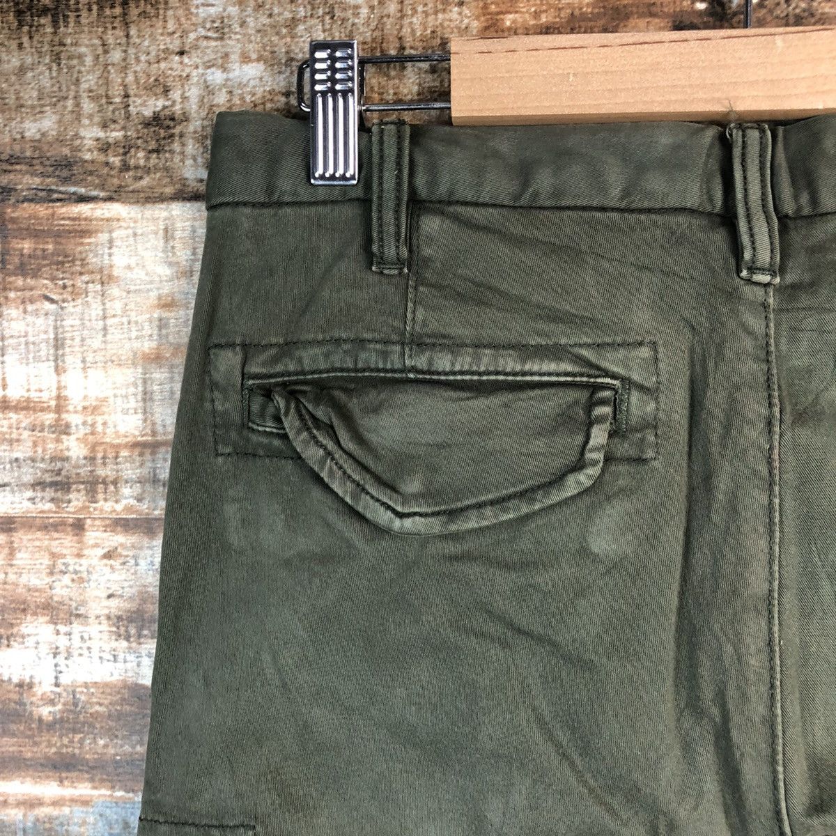 Japanese Brand DLL Uniqlo Green Cargo Multipocket Pants #C650 Size US 30 / EU 46 - 16 Thumbnail