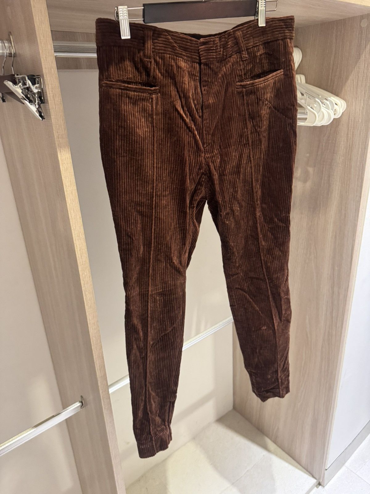 Haider Ackermann Haider Ackermann brown corduroys Size US 32 / EU 48 - 1 Thumbnail