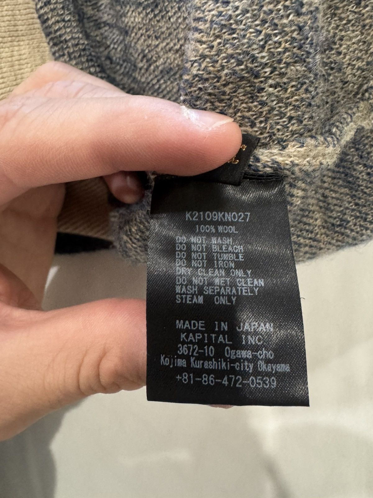 Kapital Wool Bandana Crewneck Size US L / EU 52-54 / 3 - 5 Thumbnail