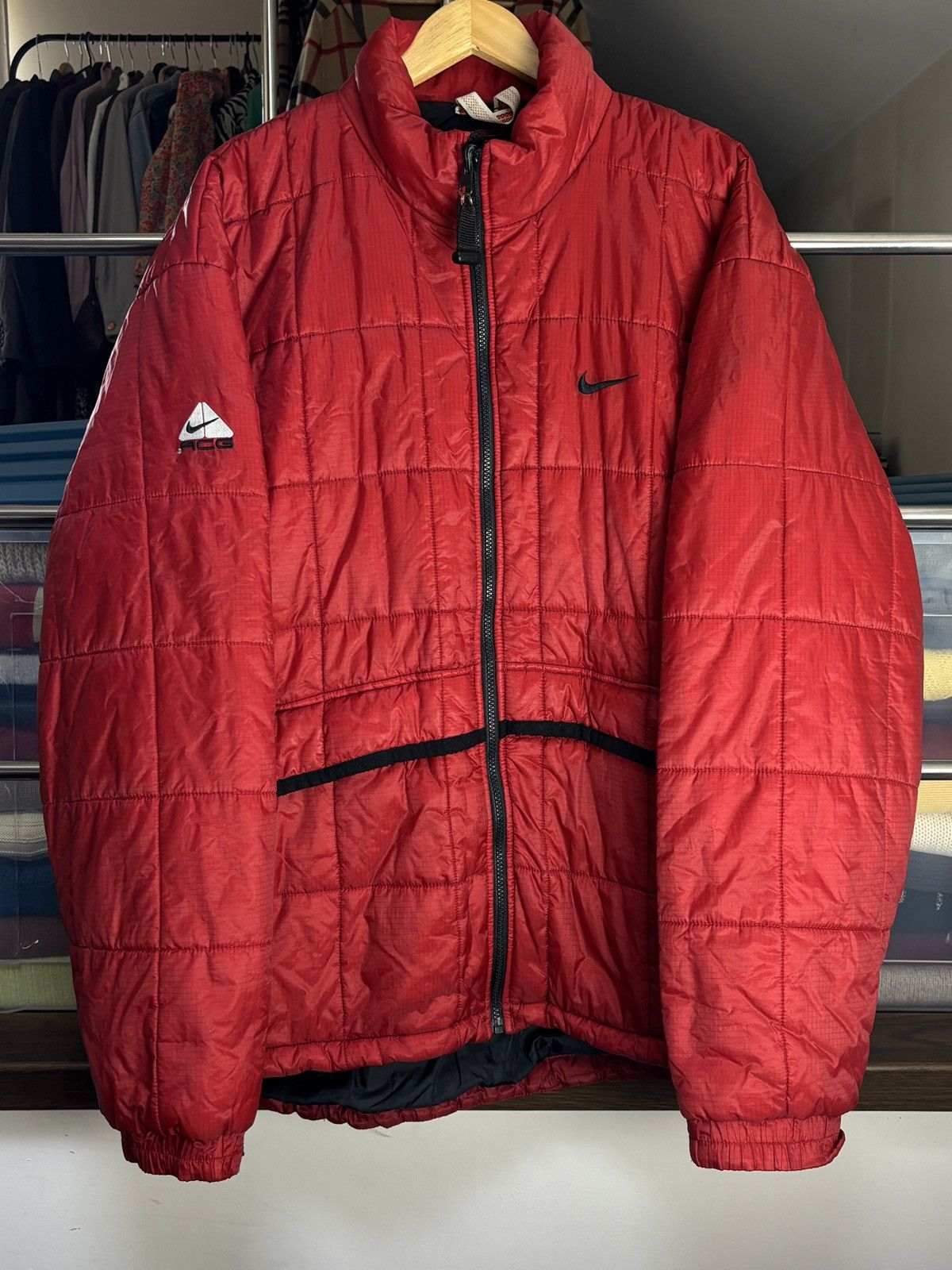 Nike Vintage Nike ACG Prima Loft Synthetic Down Jacket Puffer Size US XXL / EU 58 / 5 - 1 Thumbnail
