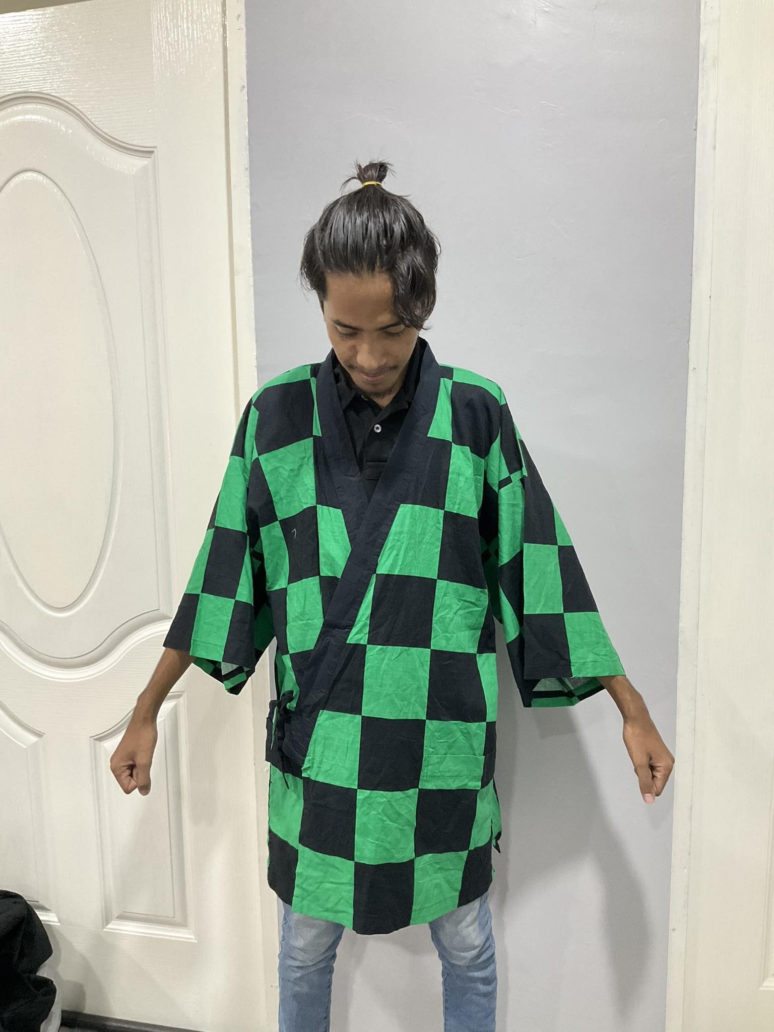 Cartoon Network × Japanese Brand Demon Slayer Kimono Tanjiro Deadstock Size US L / EU 52-54 / 3 - 3 Thumbnail