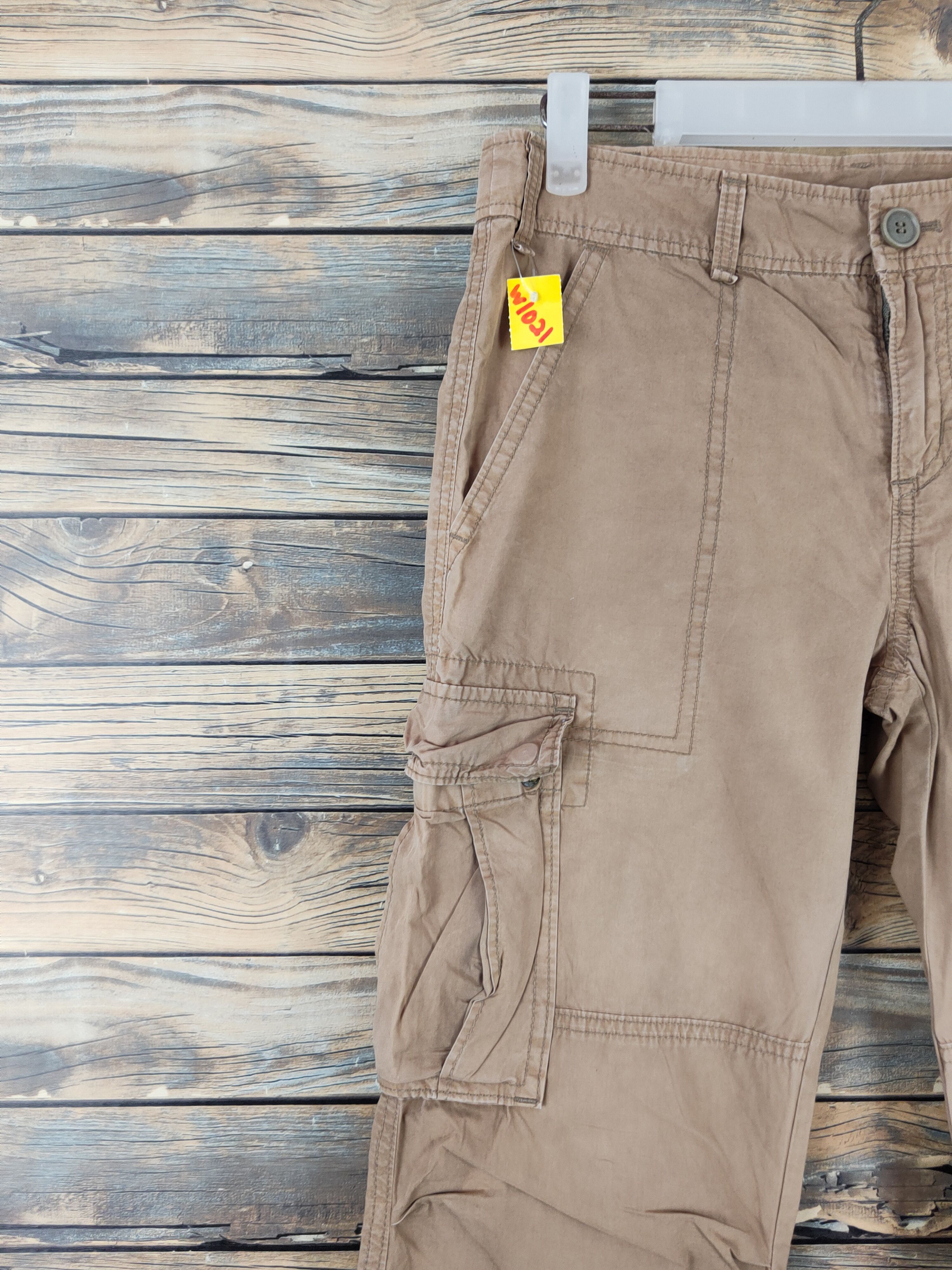 Japanese Brand iimk-Michel Klein Brown Multipocket Cargo Pants #W1021 Size 28" / US 6 / IT 42 - 3 Thumbnail