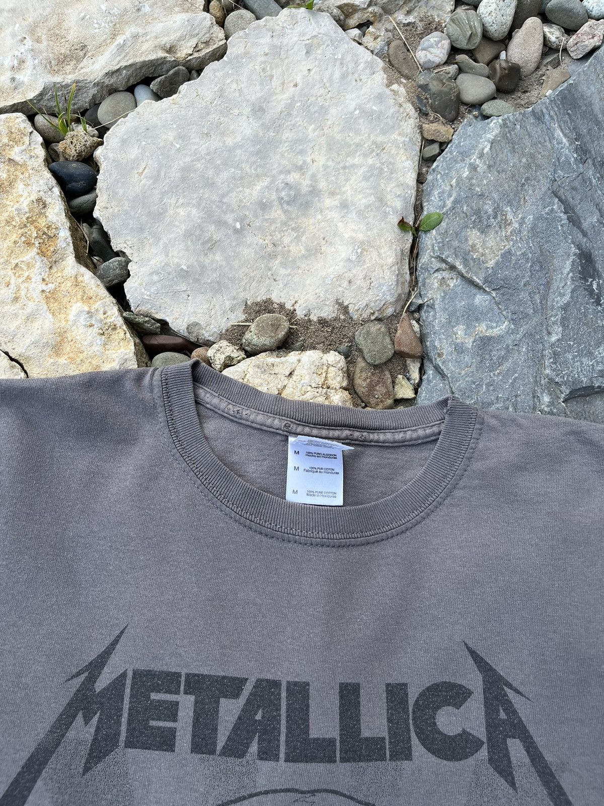 Band Tees × Metallica × Vintage Vintage Metallica pushead boris washed y2k skull tee t-shirt Size US M / EU 48-50 / 2 - 11 Thumbnail