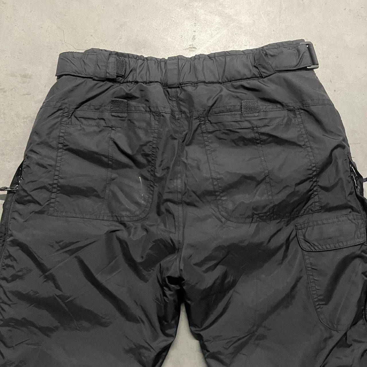 Japanese Brand × Vintage Vintage Y2K Black Ski pants Grunge Essential Sweatpants ! Size US 32 / EU 48 - 7 Thumbnail
