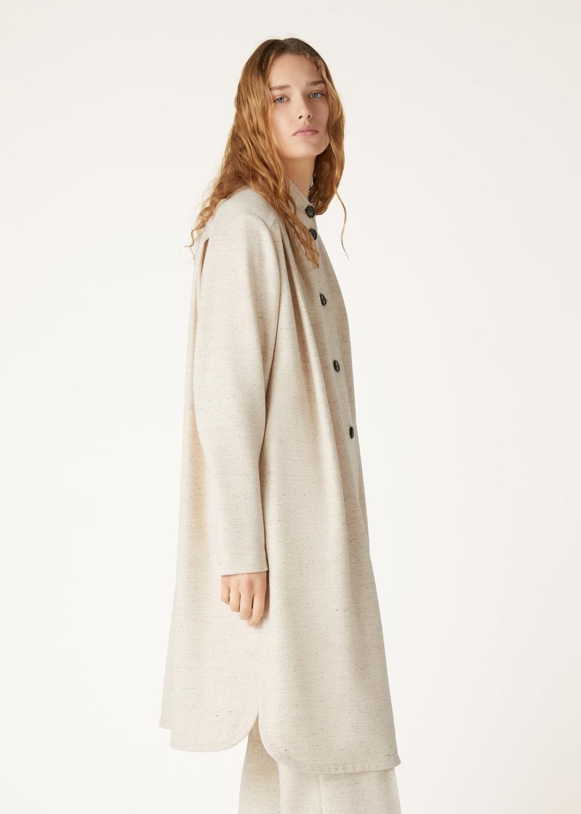 Loro Piana o1srvl11e0725 FAO3199 Generously Cut Single-breasted Coat Size L / US 10 / IT 46 - 7 Thumbnail