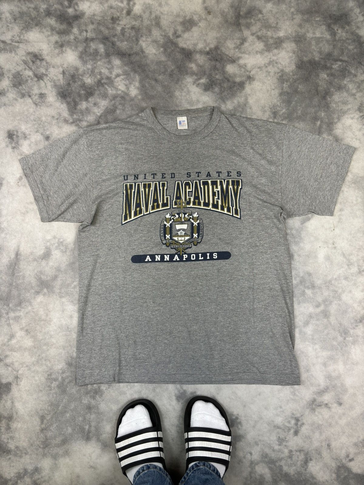 Vintage Vintage US Naval Annapolis academy high school college 90s Size US L / EU 52-54 / 3 - 1 Thumbnail