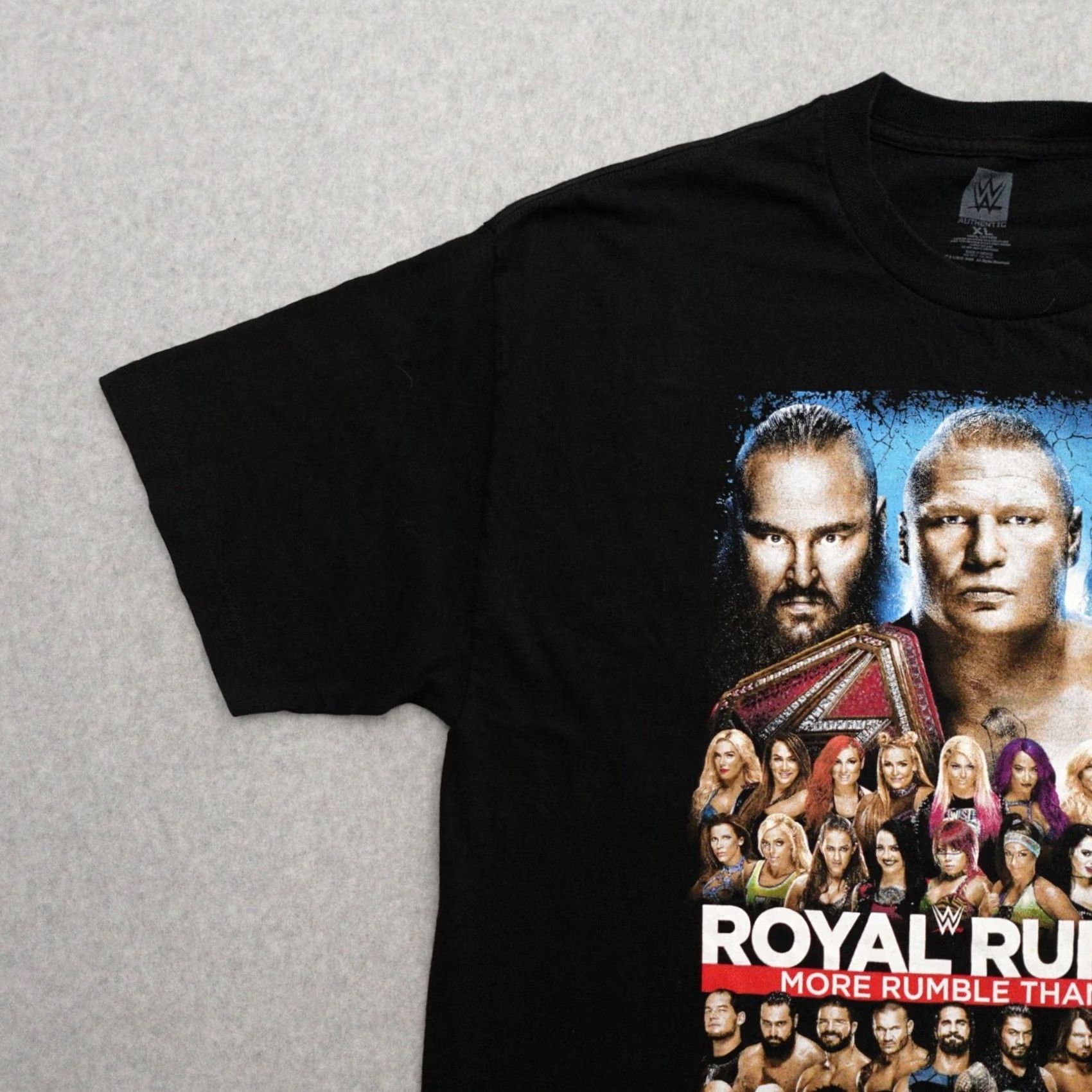 Vintage WWE Royal Rumble 2018 Mens XL in Black I Was There WRESTLING Tshirt 23x30 T-Shirt Mens XL Black I Was There WWE Royal Rumble 2018 Size US XL / EU 56 / 4 - 5 Thumbnail