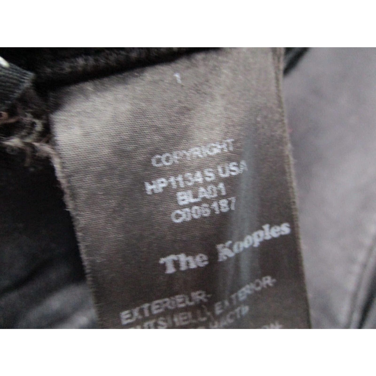 The Kooples The Kooples Men's Jeans 31 Black Slim Fit Denim Zip Ankle Skull Accents Cargo Pockets Rustic Style Size US 31 - 4 Thumbnail