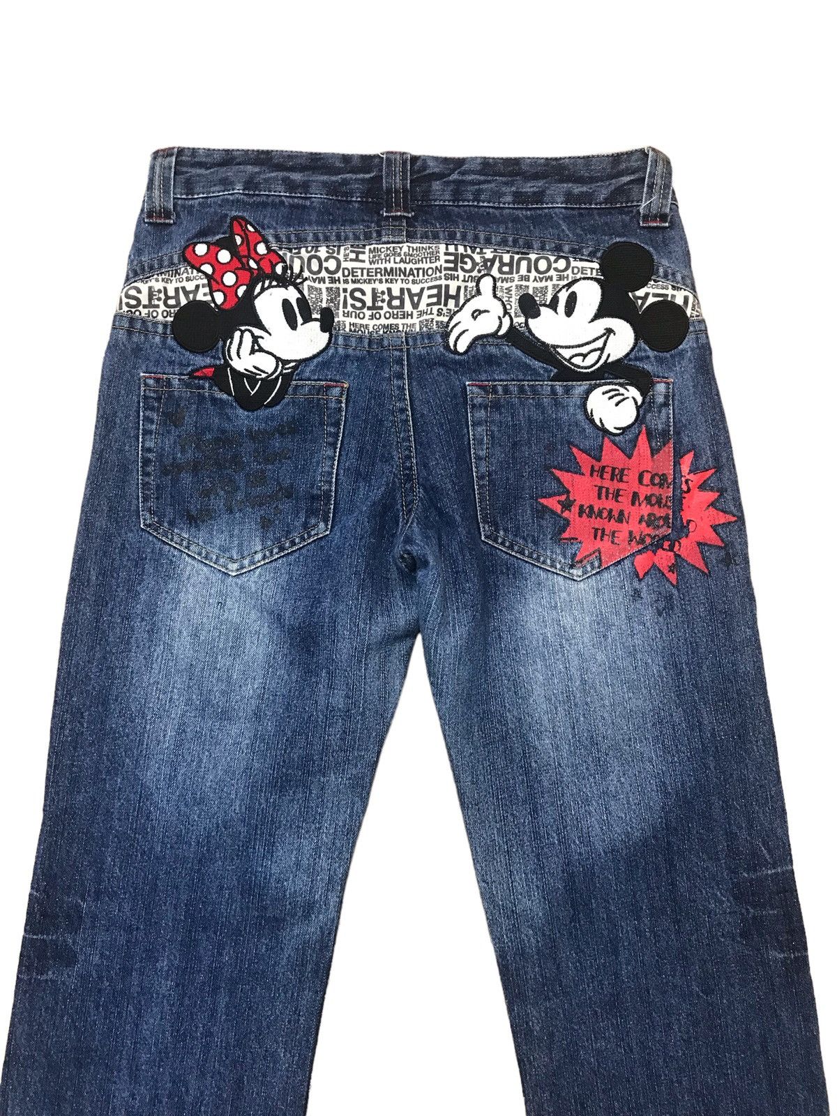 Cartoon Network × Disney × Mickey Mouse Mickey Mouse Embroidered Pant Size US 32 / EU 48 - 2 Thumbnail
