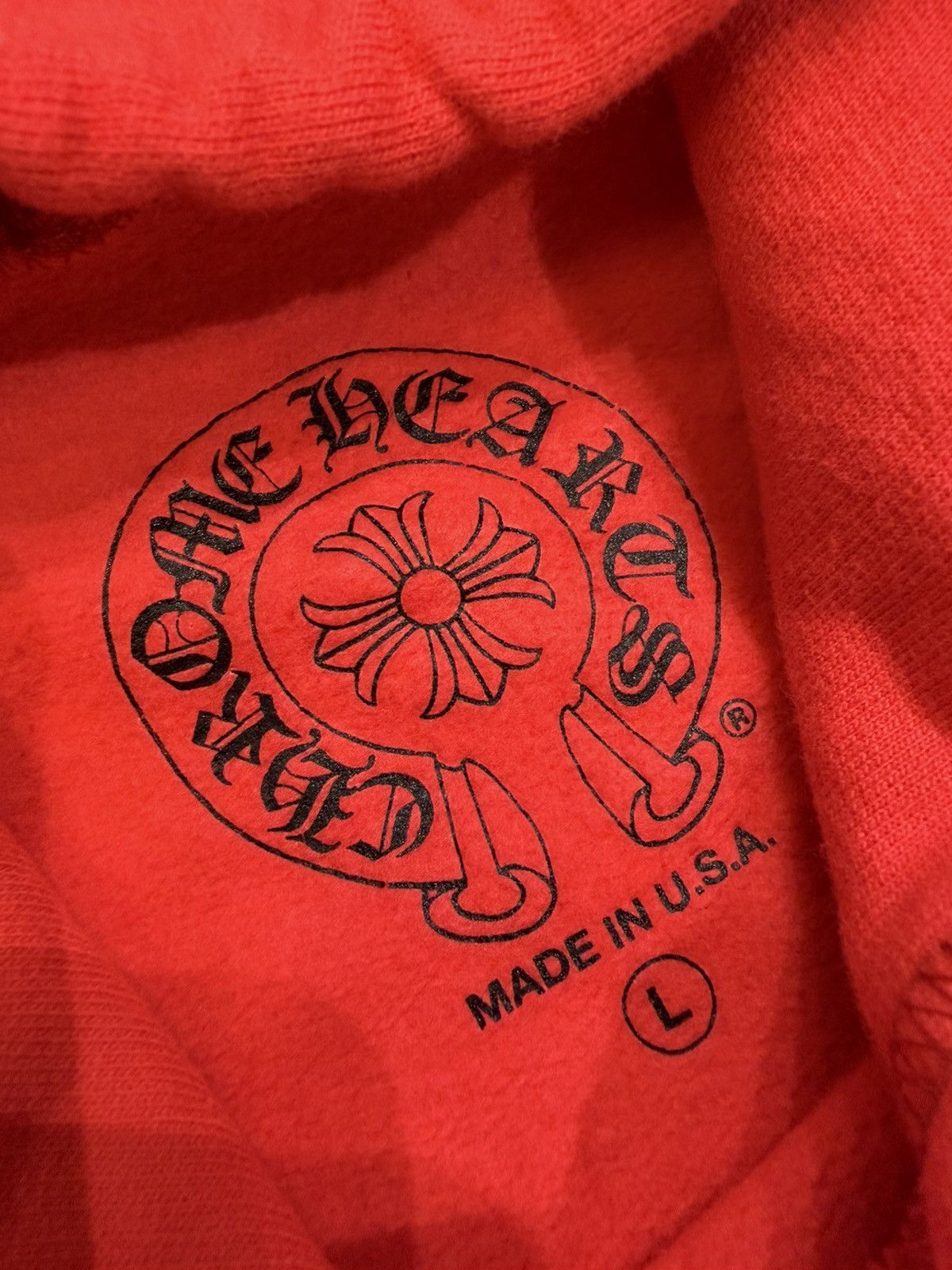 Chrome Hearts Chrome Hearts Scroll Hoodie - Red Size US L / EU 52-54 / 3 - 3 Thumbnail