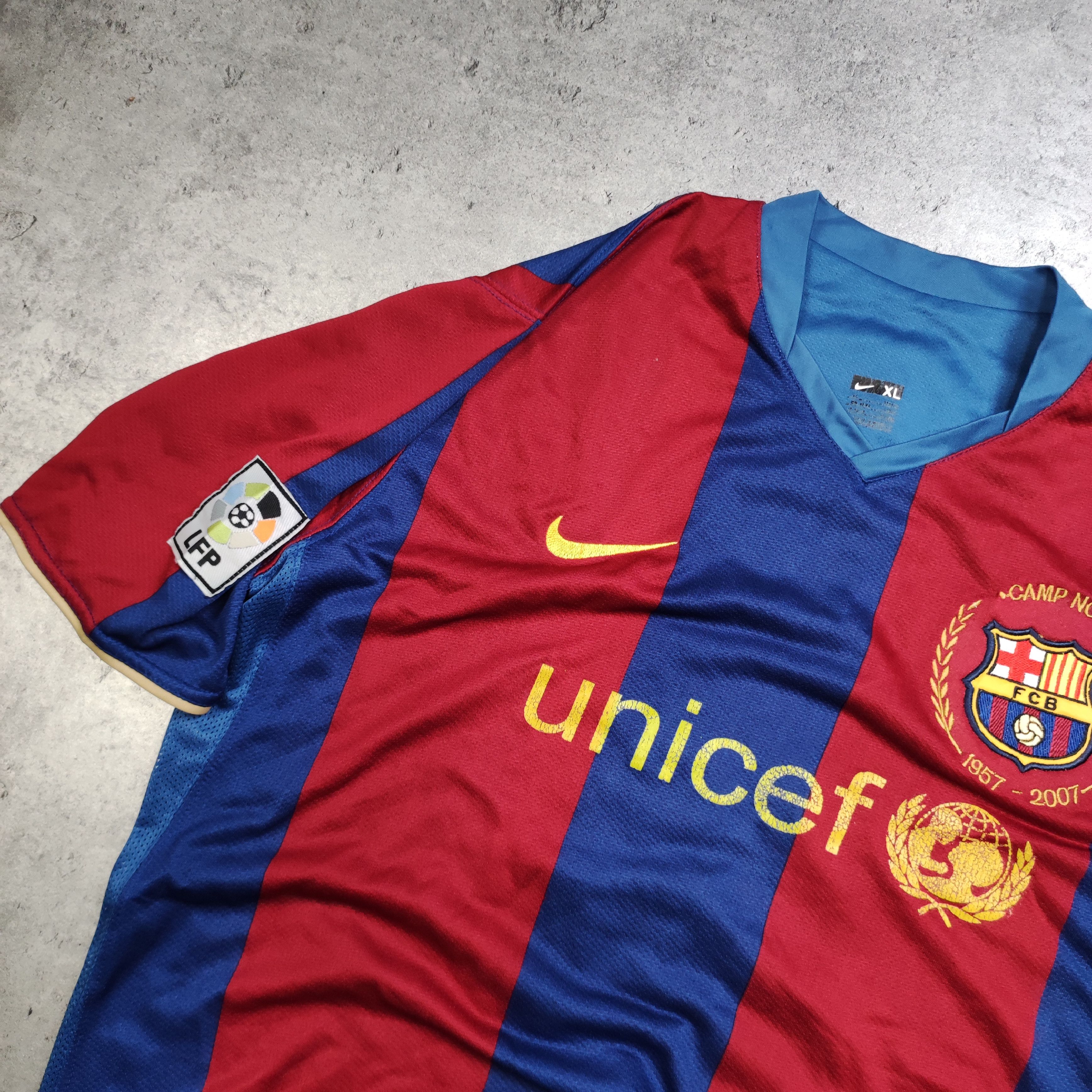 Vintage RARE Vintage FC Barcelona #14 Henry 2007 Home Jersey Size US XL / EU 56 / 4 - 5 Thumbnail