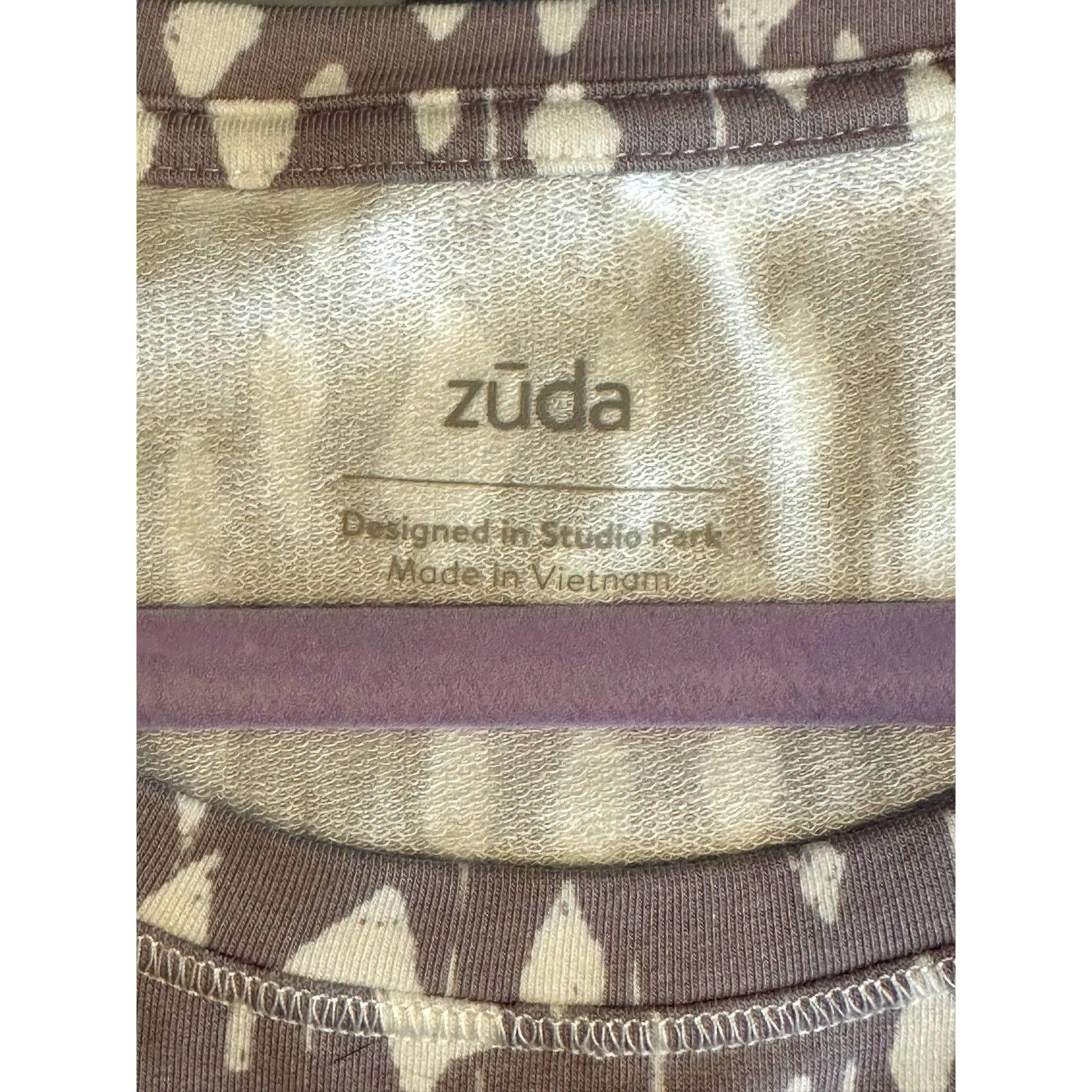 Other Zuda Short Sleeve Geometric Chest Pocket Top Purple/White S Size S / US 4 / IT 40 - 13 Thumbnail