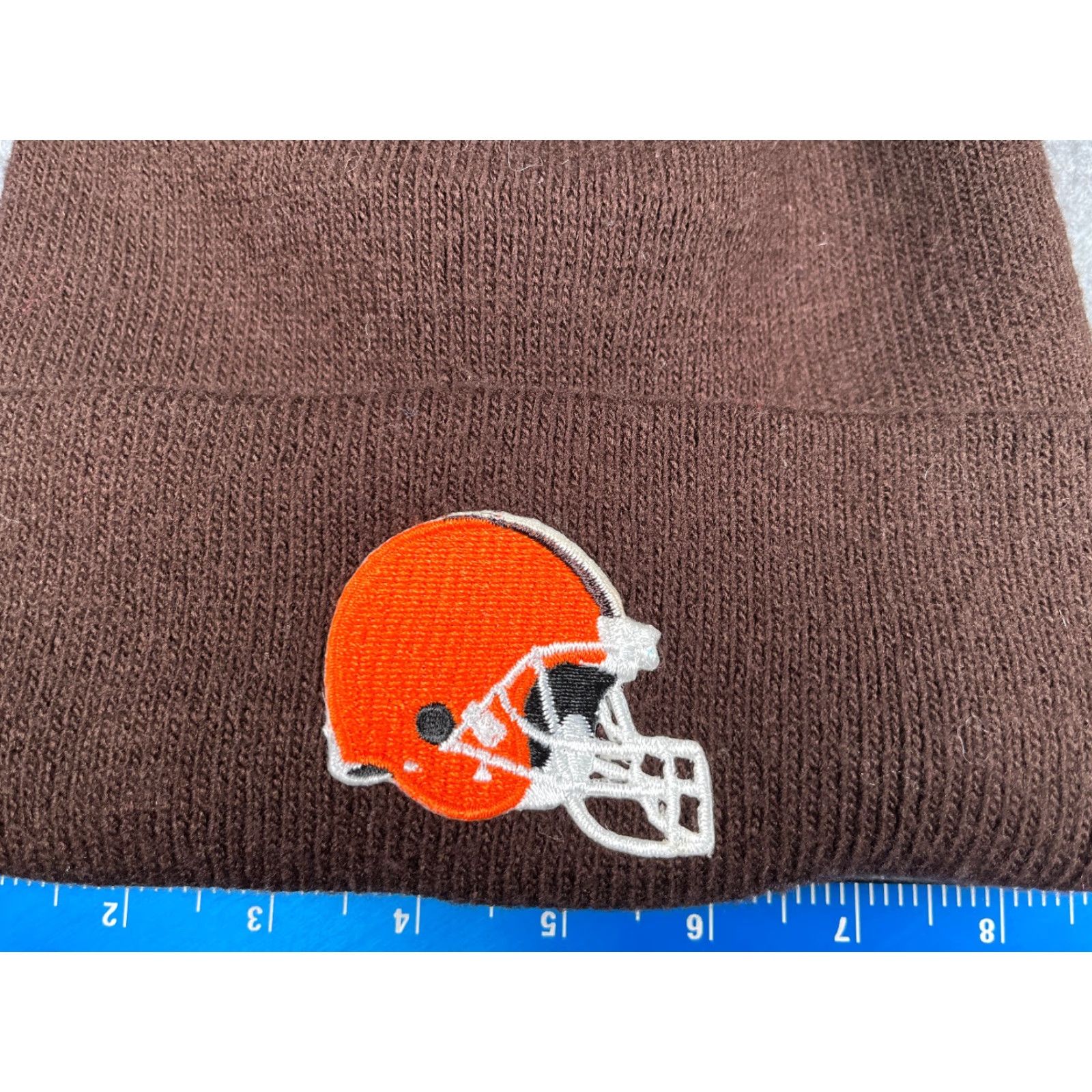 NFL Cleveland Browns Beanie Toque Adult One Size Brown Knit 100% Acrylic NFL Size ONE SIZE - 2 Thumbnail