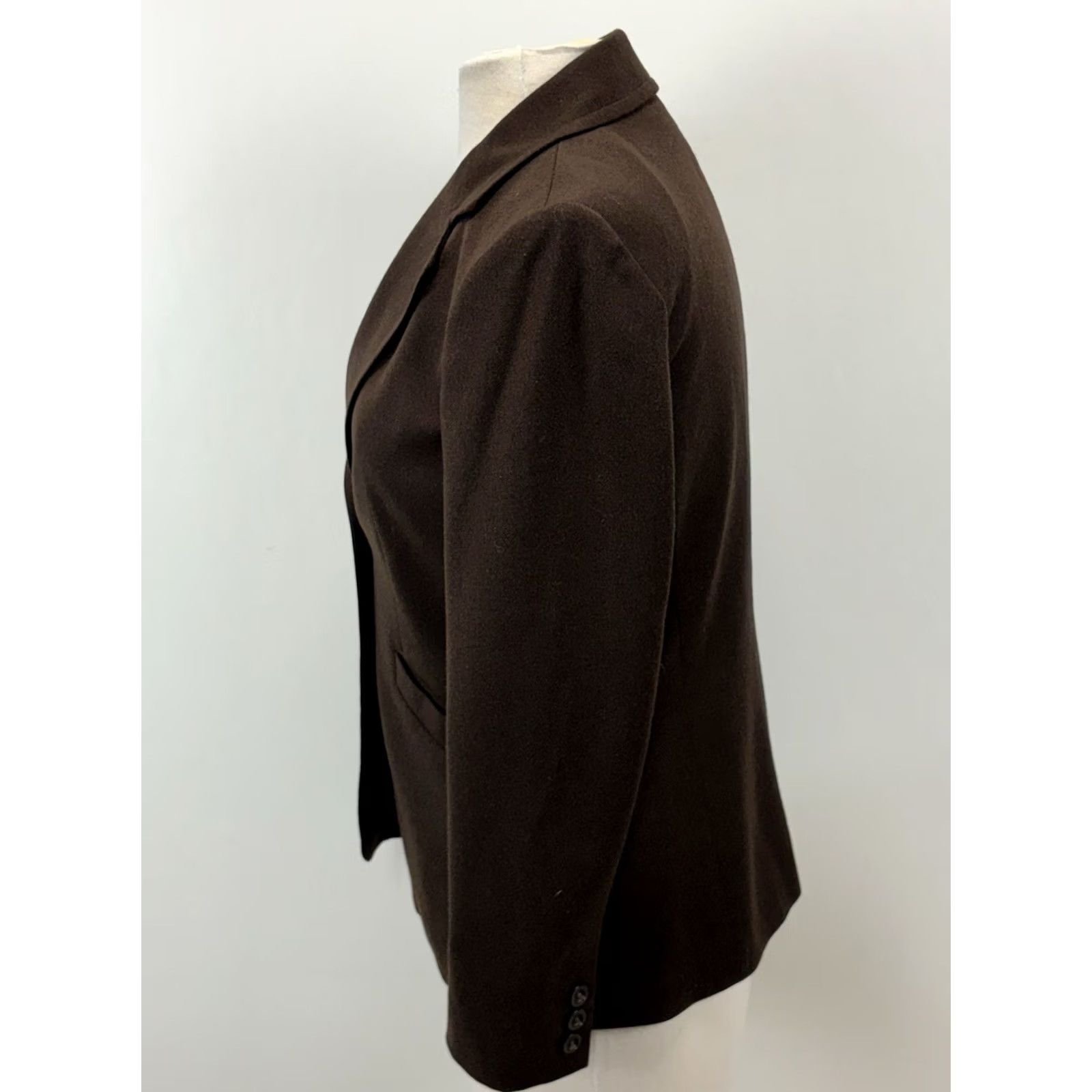 Talbots VINTAGE Talbots Wool Blazer Woman’s 4P Petite Brown Chocolate 1990s Old Money Blazer Womens Wool Blend Jacket Mens? Size S / US 4 / IT 40 - 2 Thumbnail