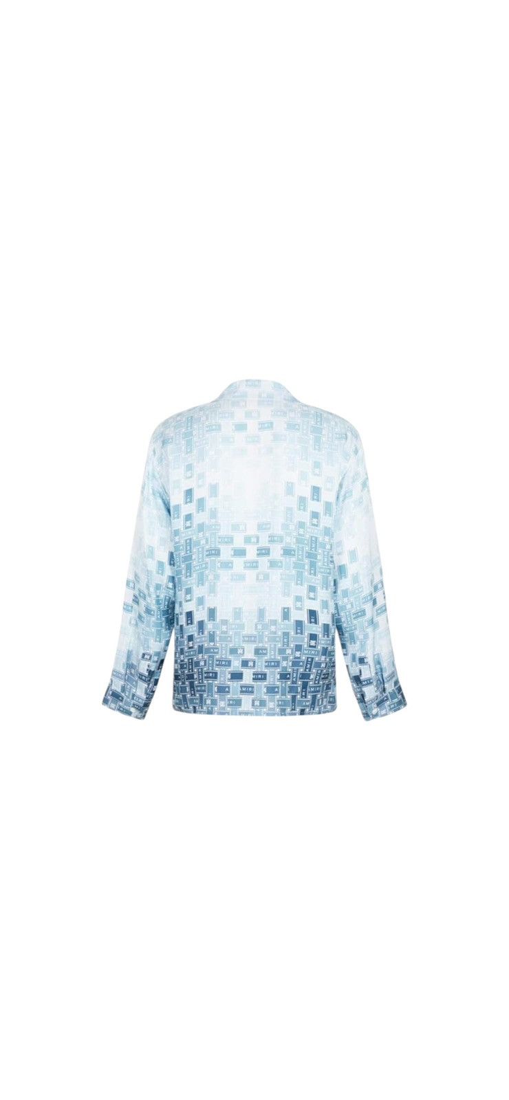 Amiri AMIRI GRADIENT TAPE SILK SHIRT Size US M / EU 48-50 / 2 - 2 Thumbnail