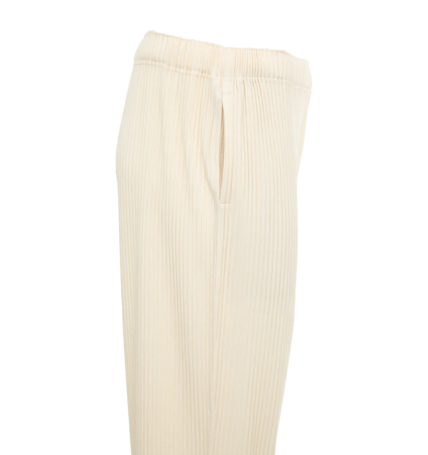 Issey Miyake o1h1sh11224 Pants in Vanilla White Size US 28 / EU 44 - 3 Thumbnail