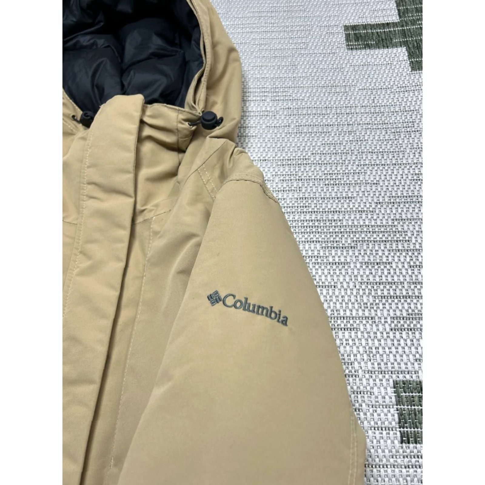 Vintage Columbia Parka Jacket Womens Large Beige Omni Heat Infinity Insulated Hooded Mid-Length Casual Outdoor Modern Winter Size L / US 10 / IT 46 - 5 Thumbnail