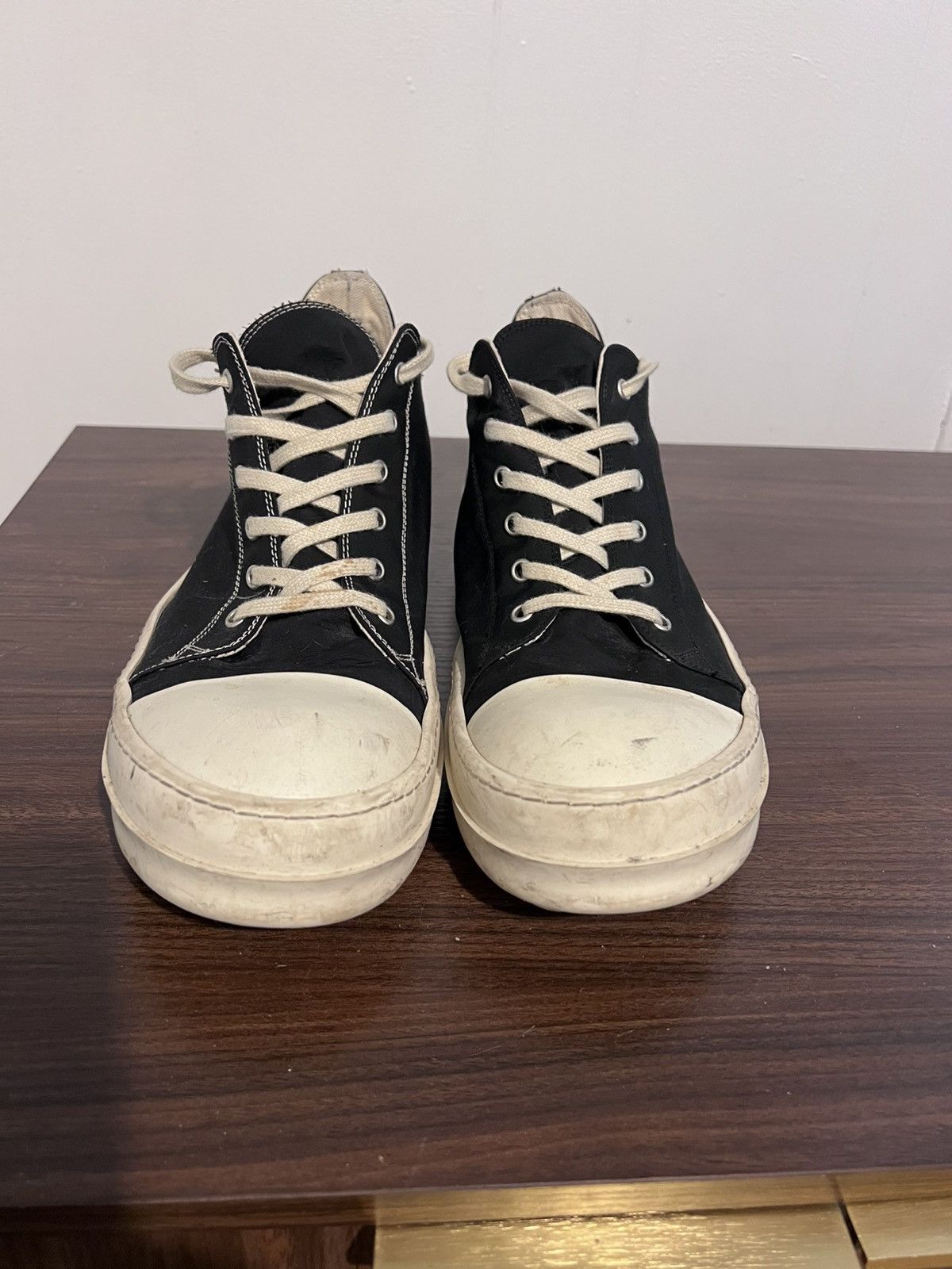 Rick Owens Drkshdw Rick Owens Alternate Stitch Ramones Size US 12 / EU 45 - 2 Thumbnail
