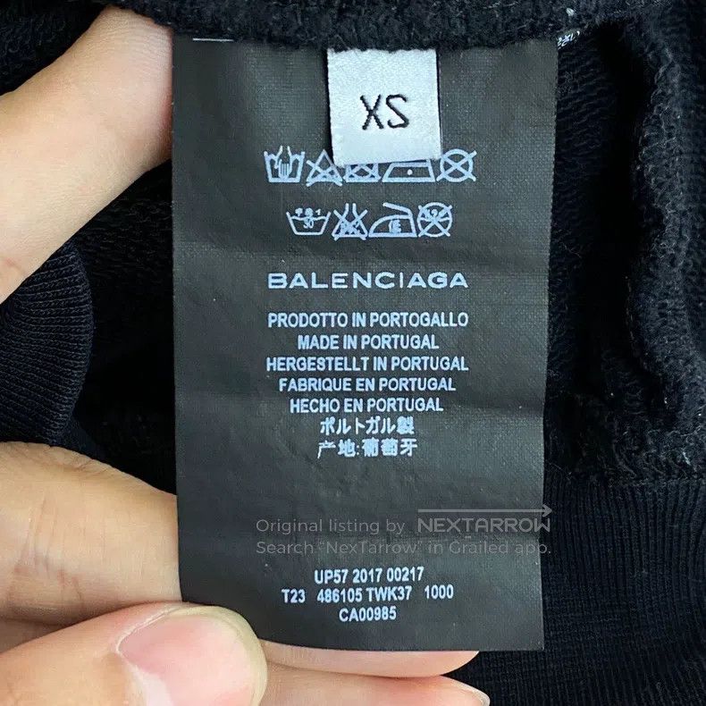Balenciaga Balenciaga Chest Letter Hoodie Size US XS / EU 42 / 0 - 4 Thumbnail