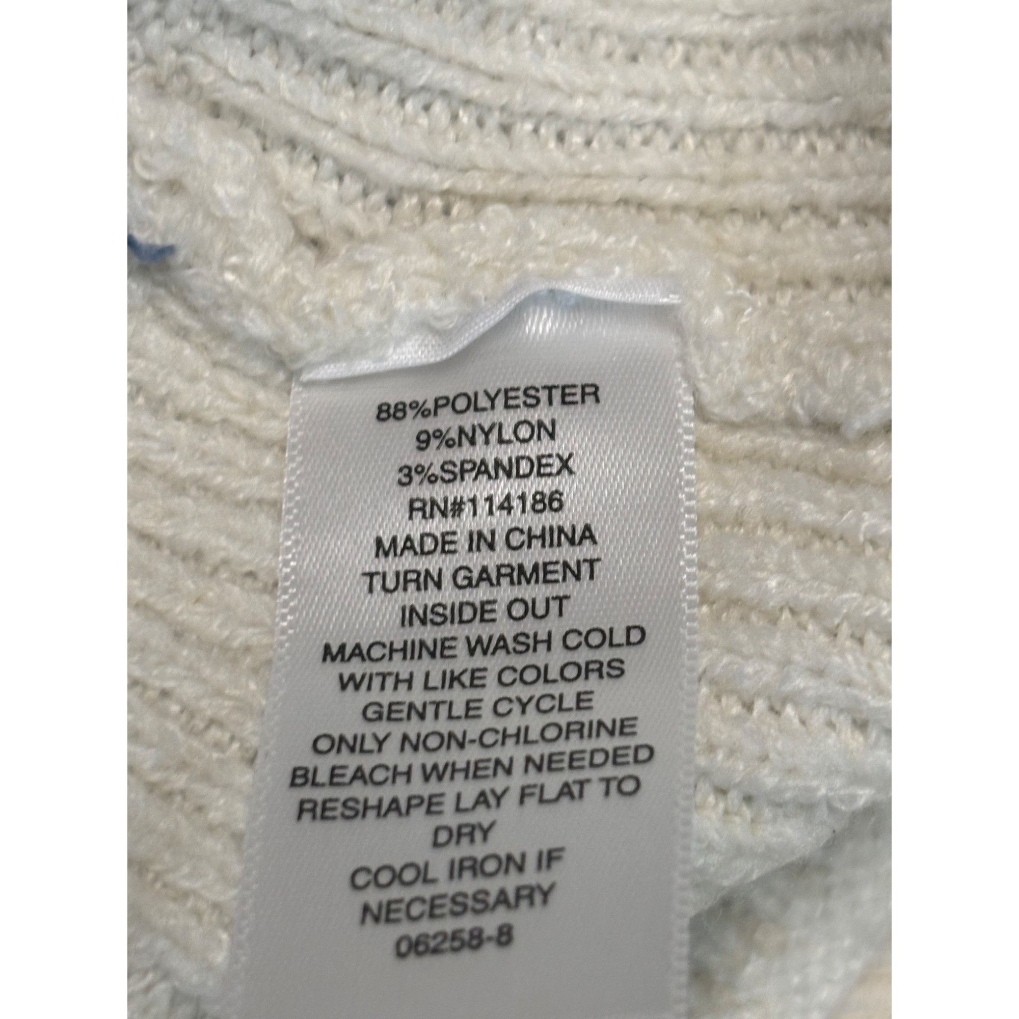 Other a.n.a. Mock Neck Textured Nordic Sweater, Whisper Pattern, S Size ONE SIZE - 7 Thumbnail