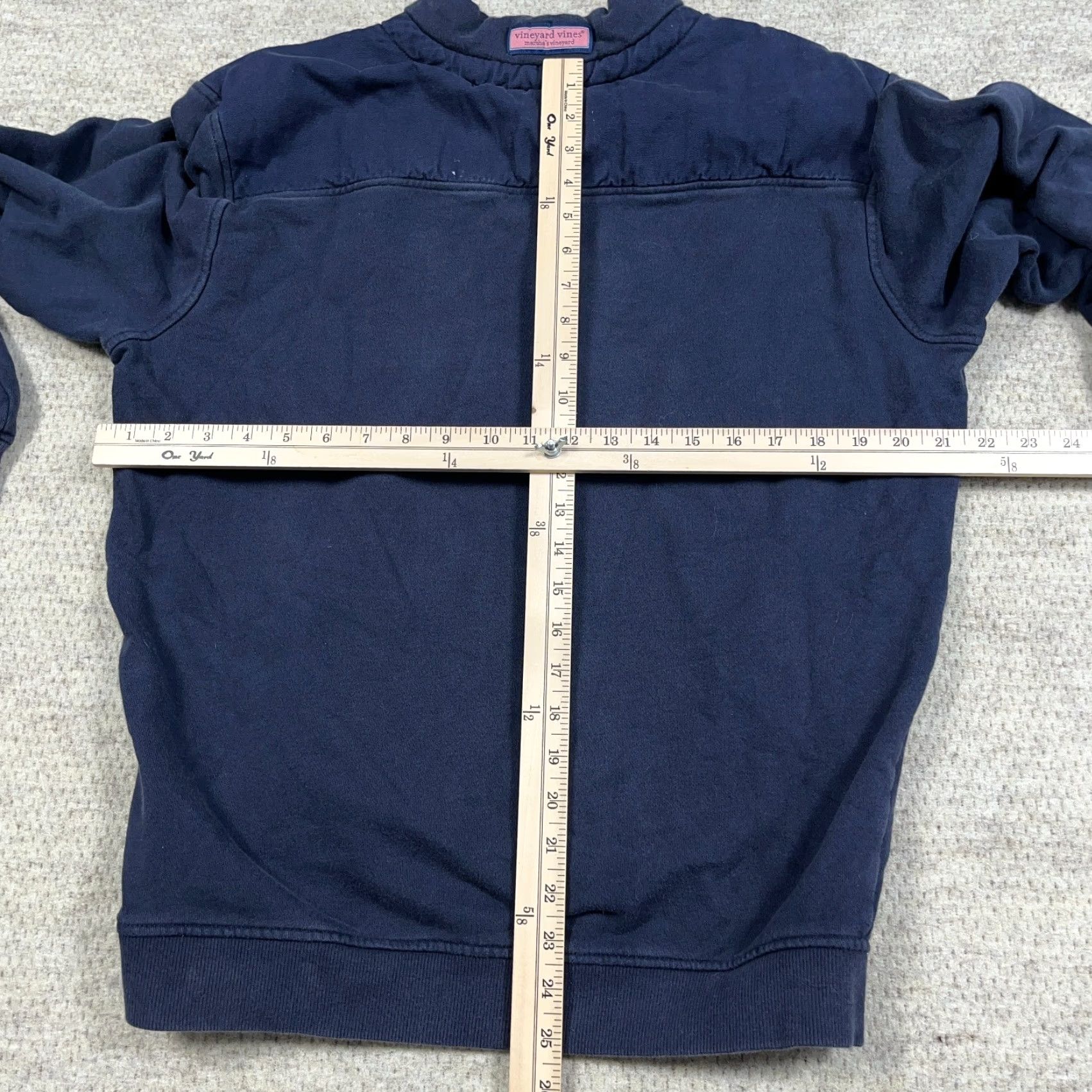 Vineyard Vines Vineyard Vines Sweater Men Small Blue Pullover 1/4 Zip Fleece Sweatshirt Faded Size US S / EU 44-46 / 1 - 7 Thumbnail