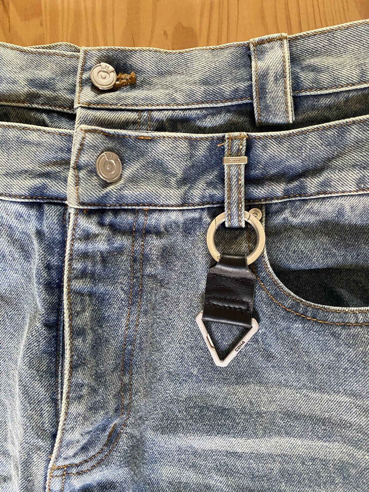 C2H4 C2H4 - “Profile” Volume Double Waist Jeans Size US 35 - 3 Thumbnail