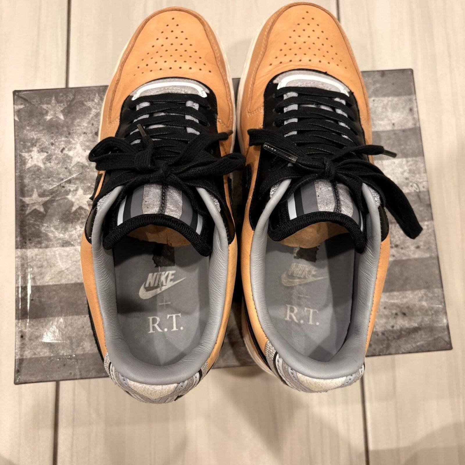 Nike Air force 1 tisci tan Size US 9 / EU 42 - 4 Thumbnail