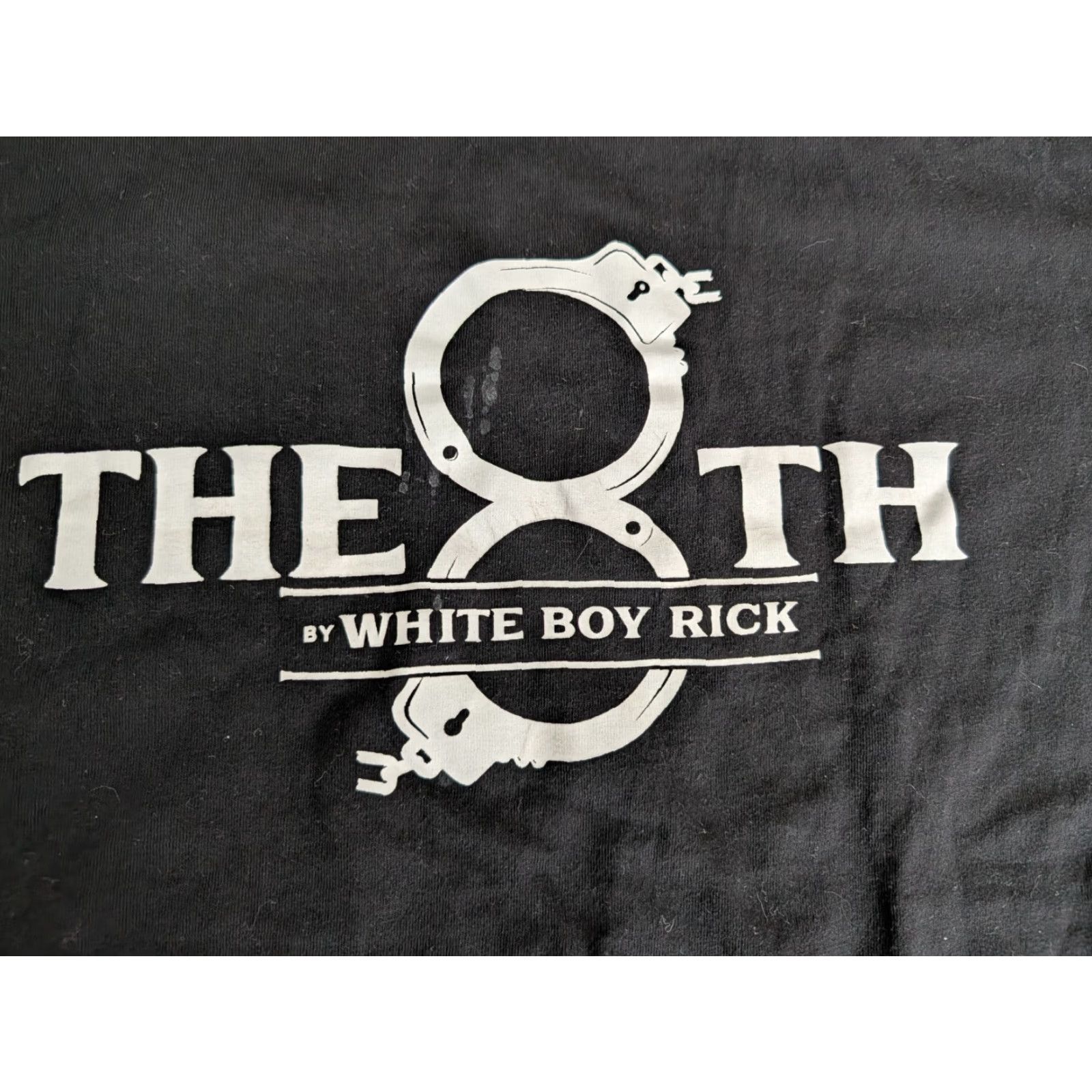 Vintage Time Is Money White Boy Rick The 8th Black Graphic T Shirt Sz L Eight Amendment Size US L / EU 52-54 / 3 - 2 Thumbnail