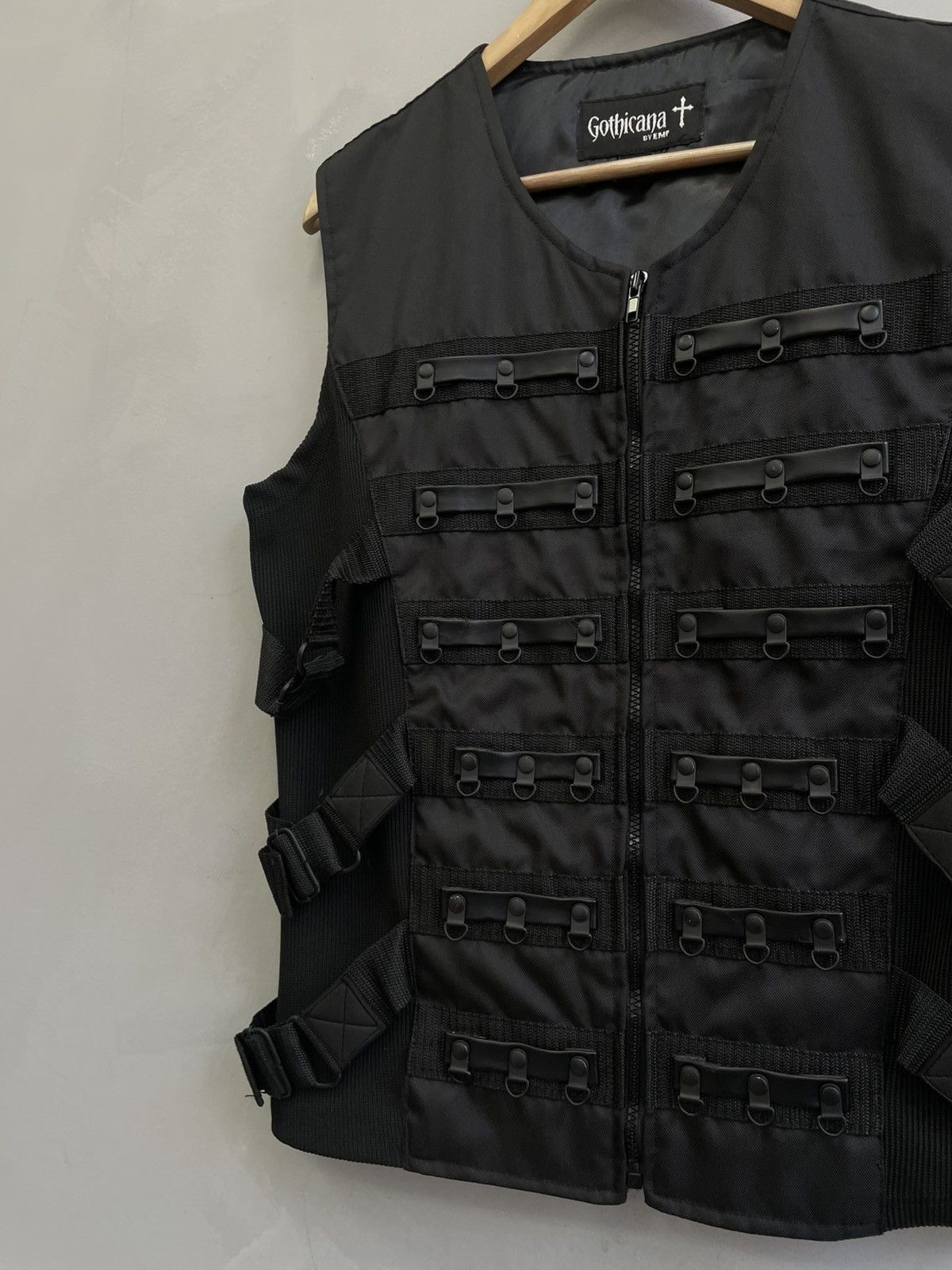 Le Grande Bleu (L.G.B.) Hype tactical bondage hysteric glamour style gothic vest Size US M / EU 48-50 / 2 - 4 Thumbnail