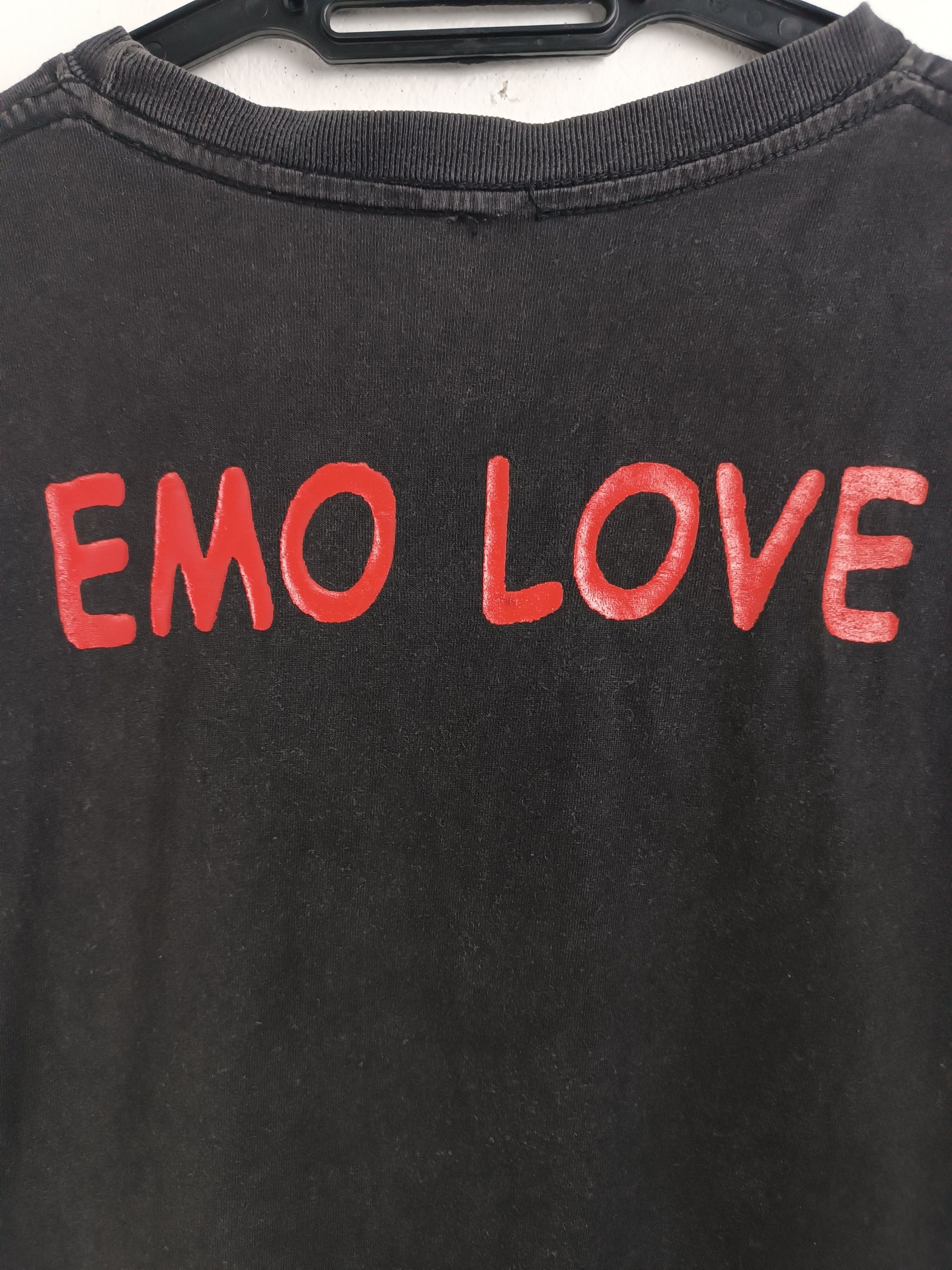 Vintage FADED VINTAGE Y2K EMO LOVE ❤️TEE PUNK GOTH MCR RARE Size US S / EU 44-46 / 1 - 13 Thumbnail
