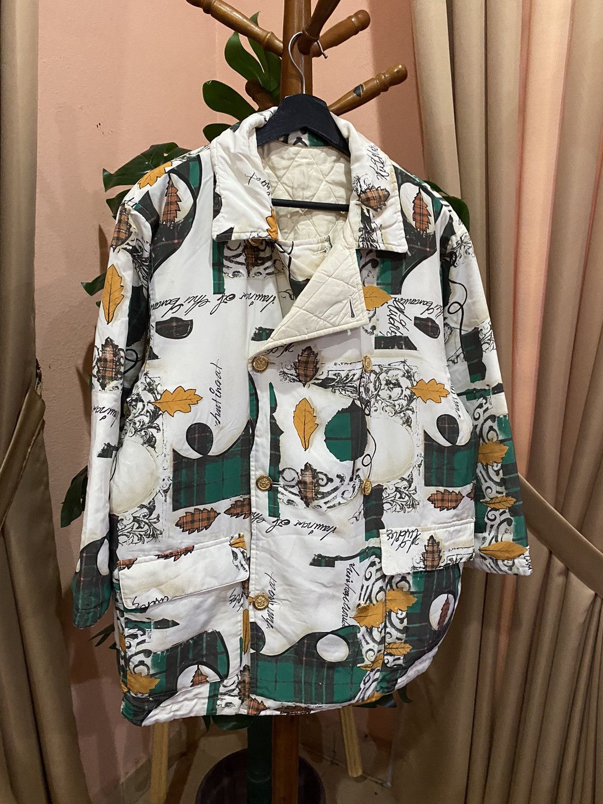 Vintage VINTAGE 90S ALL OVERUSE PRINT AMUSEMENT JACKET Size US M / EU 48-50 / 2 - 5 Thumbnail