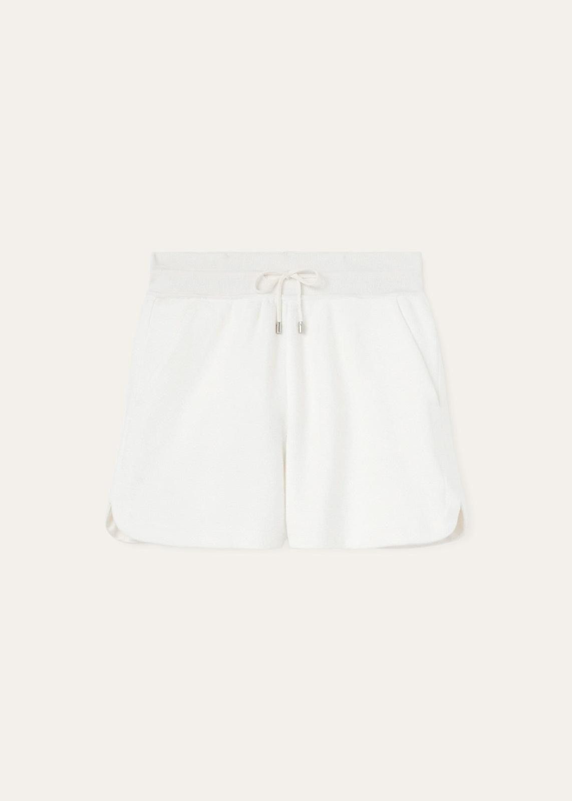 Loro Piana o1srvl11e0725 FAN6846 Cotton Chikugo Short in White Size 28" / US 6 / IT 42 - 1 Thumbnail