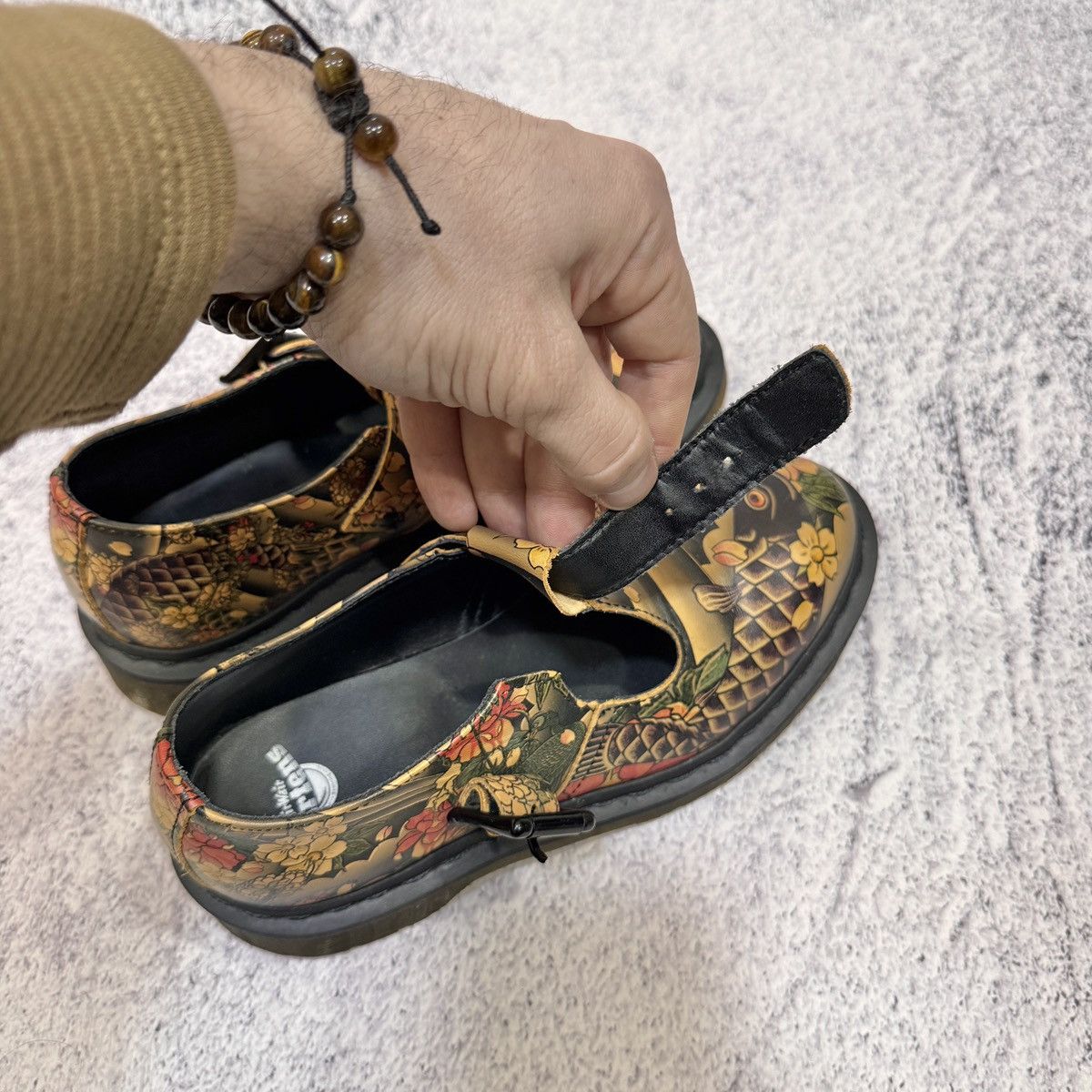 Dr. Martens Dr. Martens Polley Mary Jane Japanese Tatoo UK3 EU36 Size US 6 / IT 36 - 11 Thumbnail