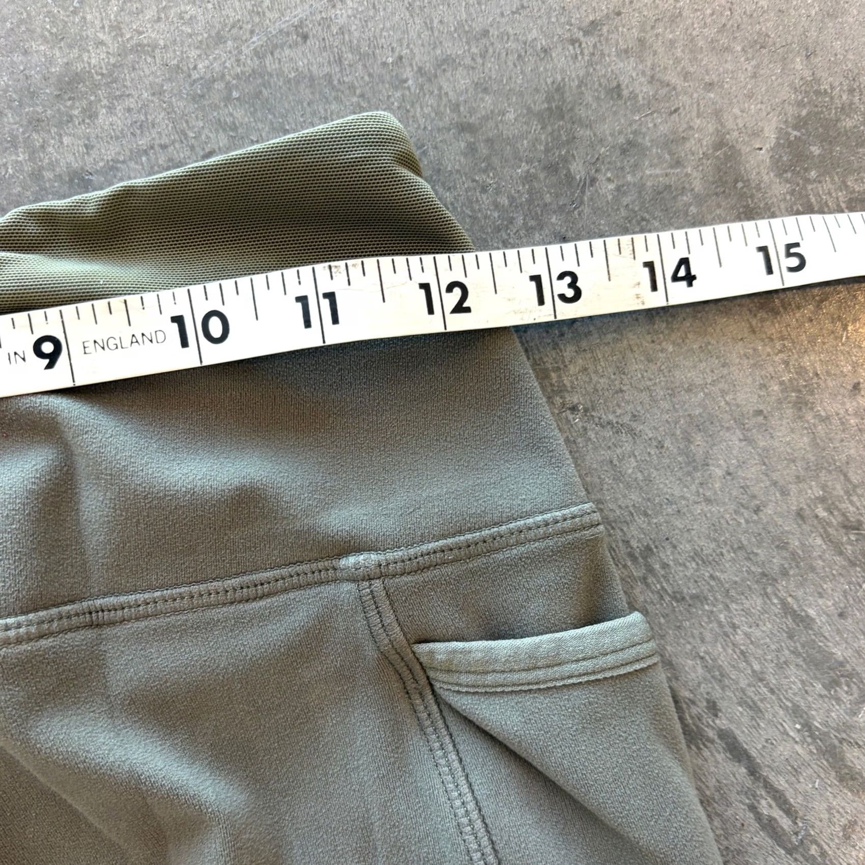 Gymshark VINTAGE Gymshark Legging Women XS Olive Green Full Length Athletic Workout Ankle Style, Regular, Green, Women's XS Size 26" / US 2 / IT 38 - 5 Thumbnail