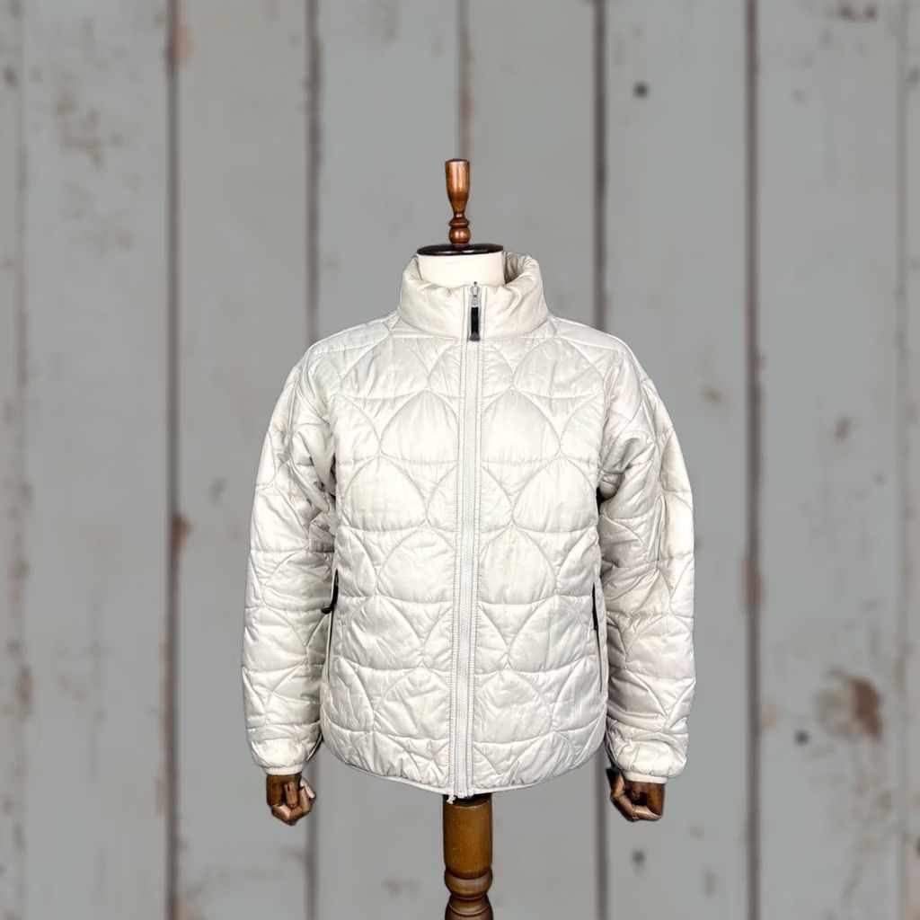 Nike Nike Quilted Jacket Mens Outer Layer L Ivory Polyester Long Sleeve Size US L / EU 52-54 / 3 - 1 Thumbnail