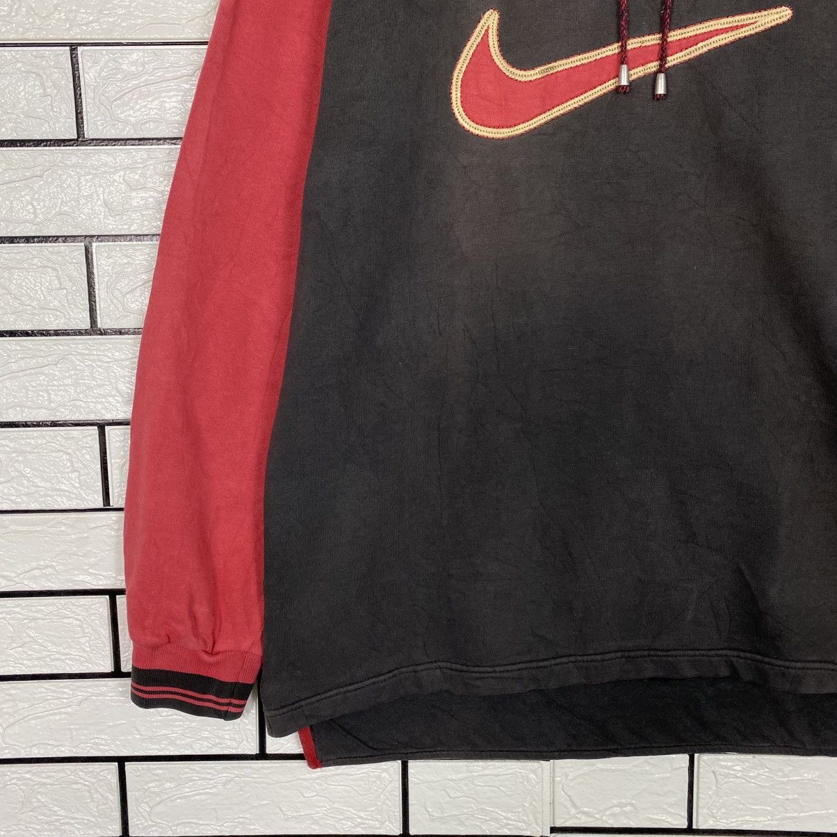 Nike Vintage Sweater Hoodie Nike Big Logo Sun Faded Style Size US M / EU 48-50 / 2 - 5 Thumbnail