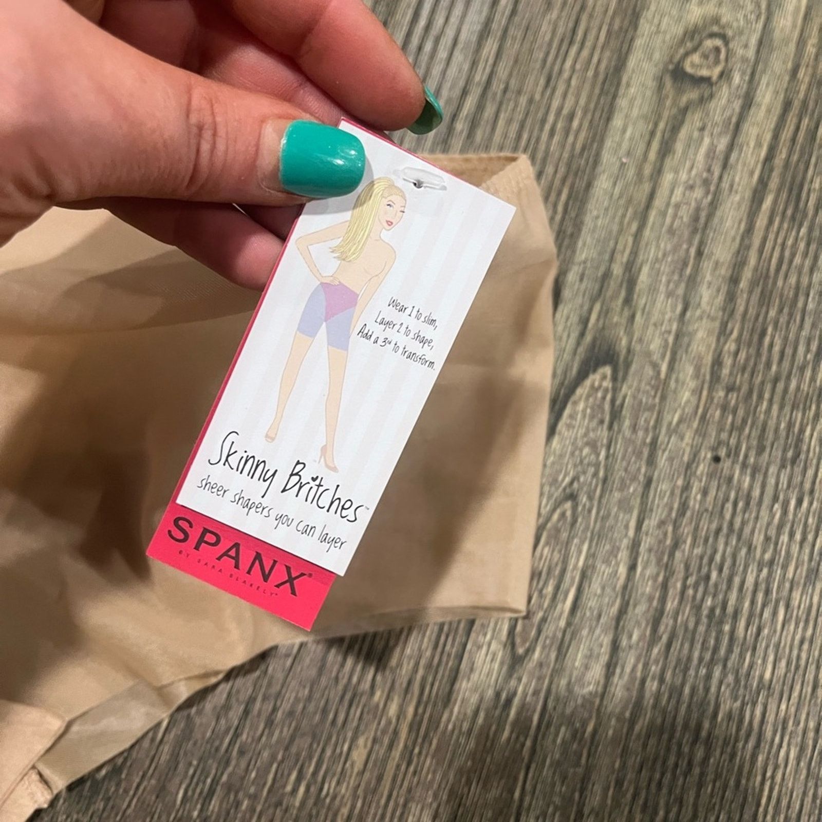 Spanx NWT Spanx Skinny Britches Hipster Panty Sheer Nude Size M Size ONE SIZE - 3 Thumbnail