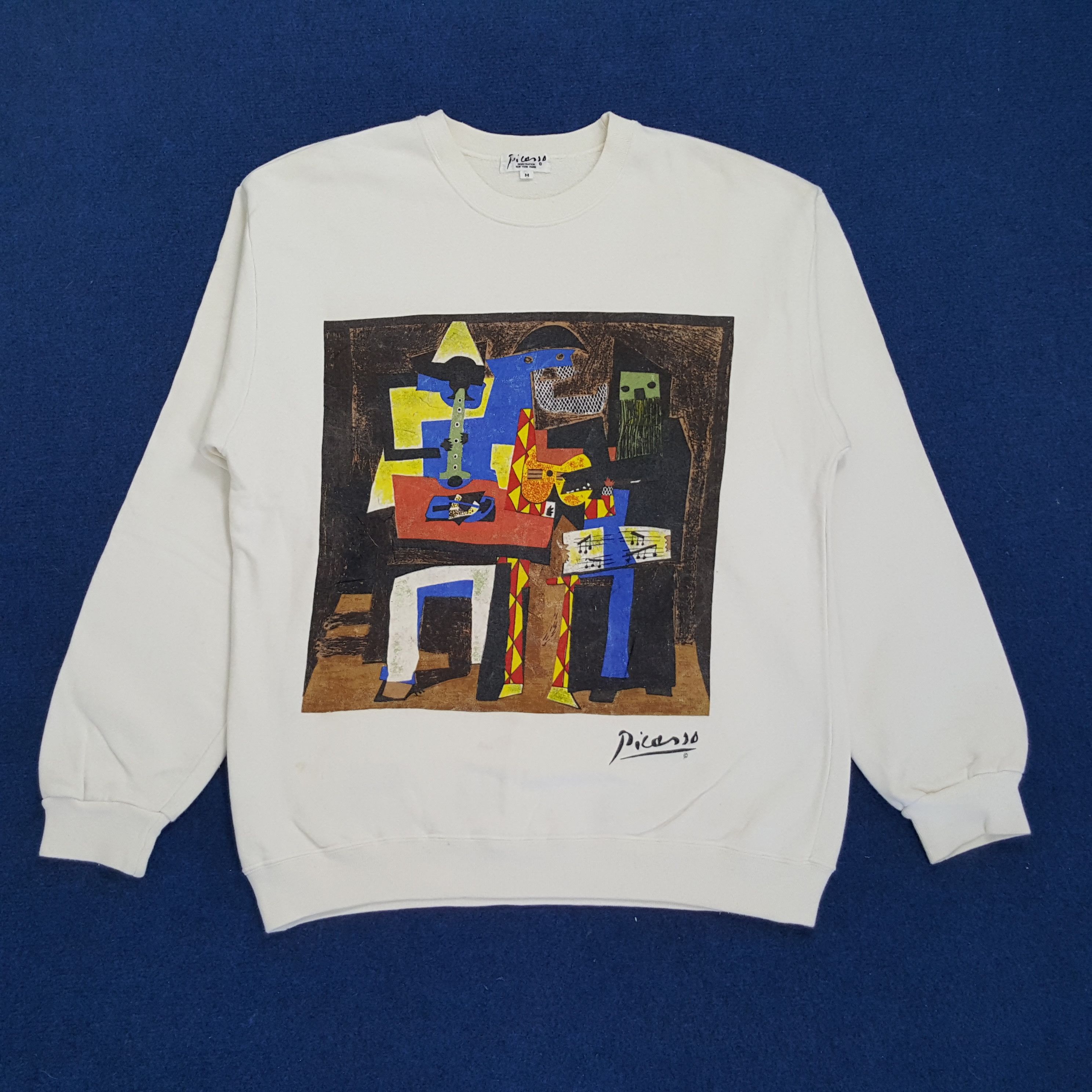 Vintage Vintage Picasso Art Exhibition Art Painting Sweatshirt Size US S / EU 44-46 / 1 - 1 Thumbnail