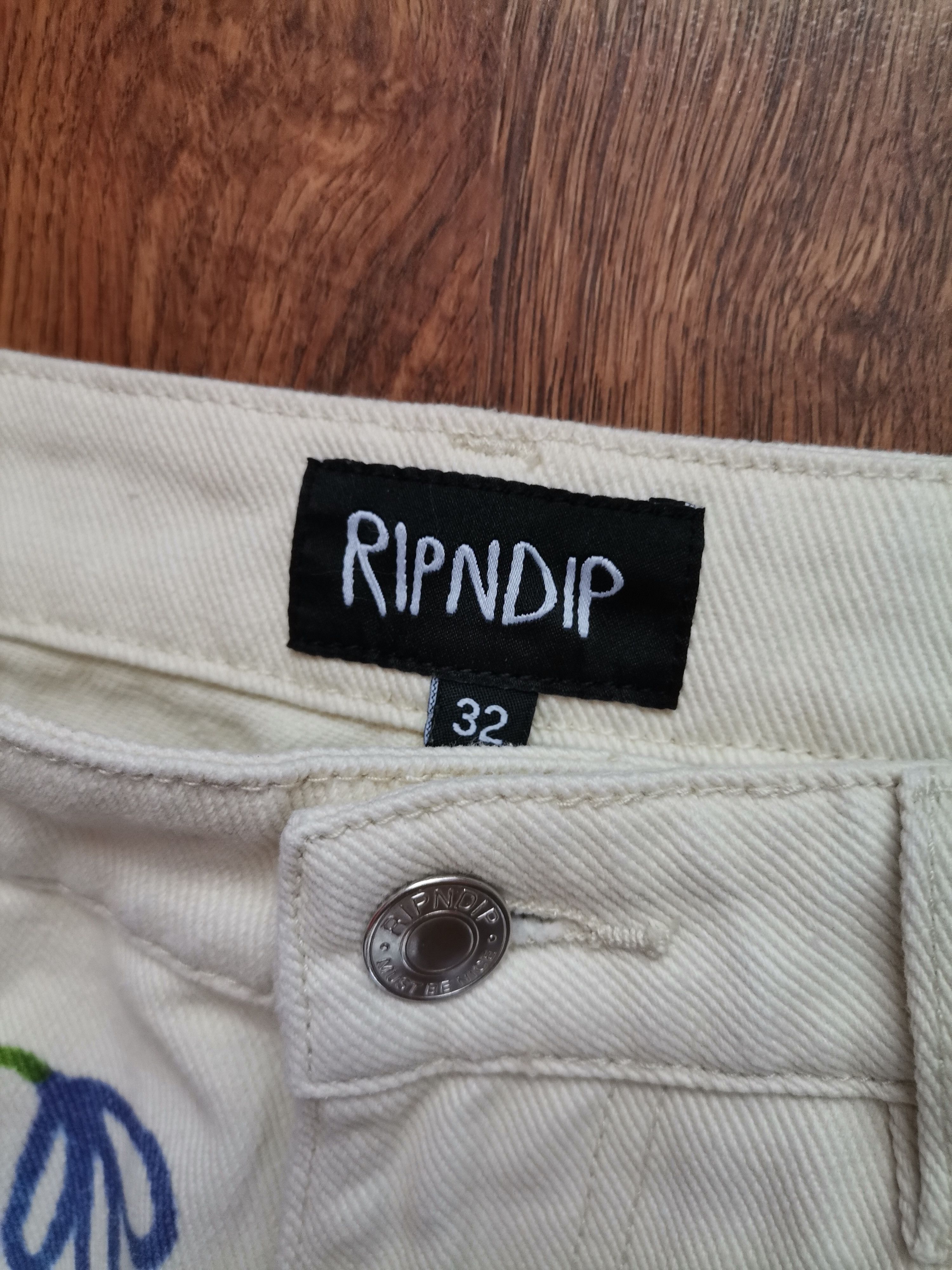 RIPNDIP Rip N Dip Painted Jeans Size US 31 - 2 Thumbnail