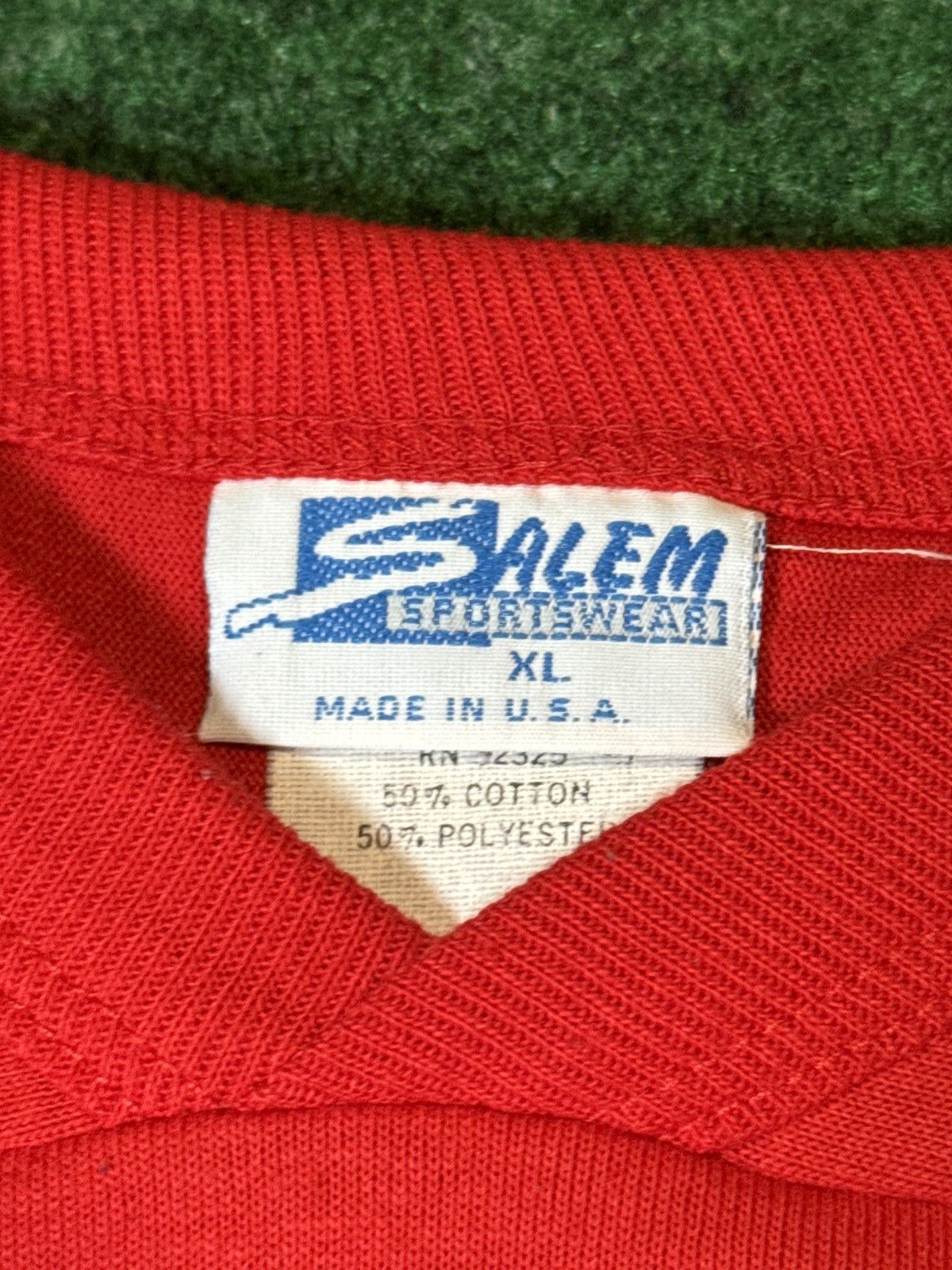 Salem Sportswear × Vintage Vintage 80s RARE Joe Montana Caricature 49ers Jersey Shirt Size US XL / EU 56 / 4 - 5 Thumbnail
