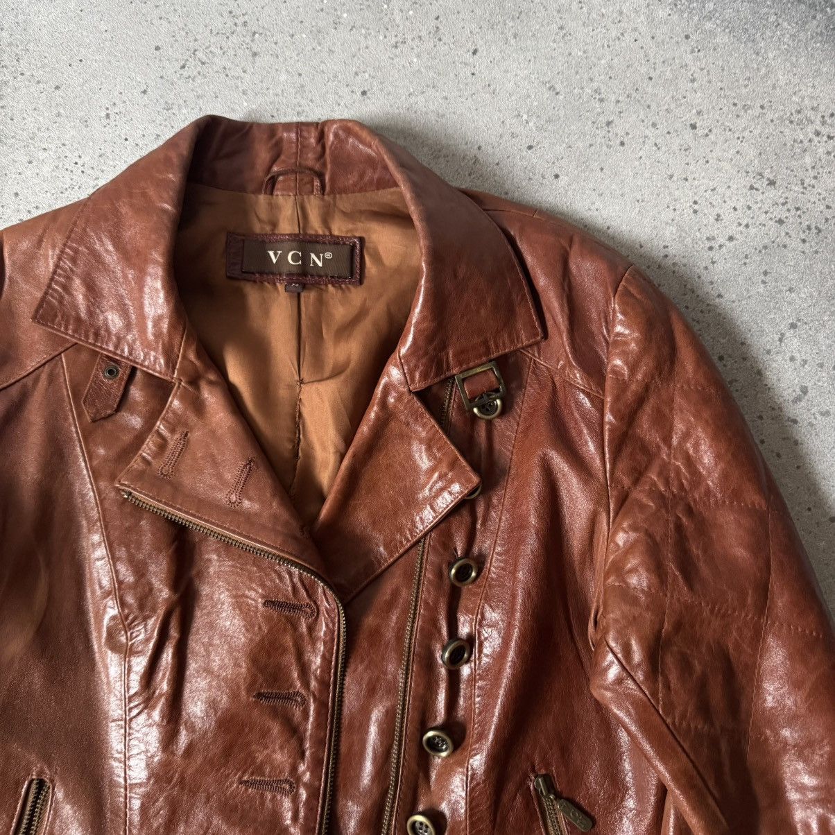 Hysteric Glamour Amazing Vintage Zip Details Leather Jacket Size M / US 6-8 / IT 42-44 - 5 Thumbnail