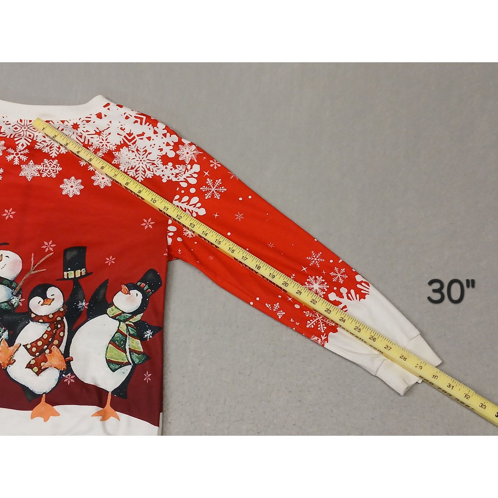Other Women's (Medium) Ugly Xmas Zip Pullover Fleece Sweatshirt Size M / US 6-8 / IT 42-44 - 6 Thumbnail