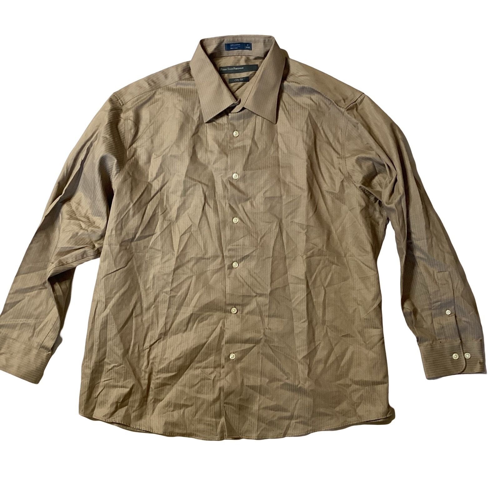 Perry Ellis Perry Ellis Portfolio Dress Shirt Size US XXL / EU 58 / 5 - 2 Thumbnail