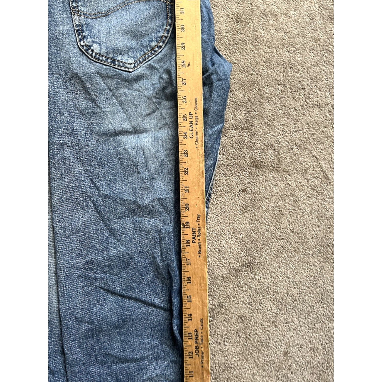 Lee Lee Jeans Slim Fit Straight Leg Western Denim Blue 36x29 Mens Pants Jeans Slim Fit Size US 36 / EU 52 - 6 Thumbnail