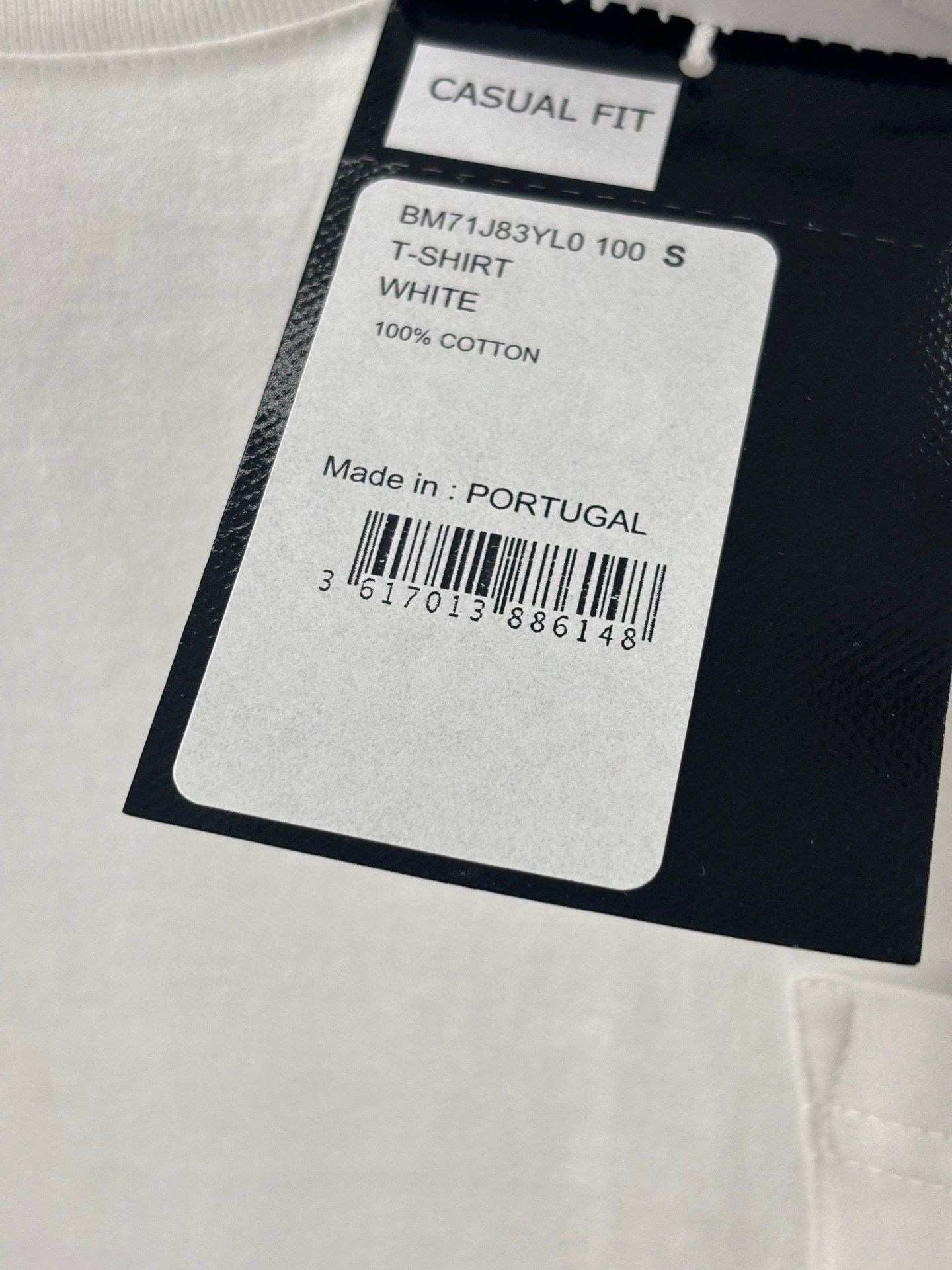 Givenchy givenchy men’s white cotton t-shirt with logo Size US S / EU 44-46 / 1 - 6 Thumbnail