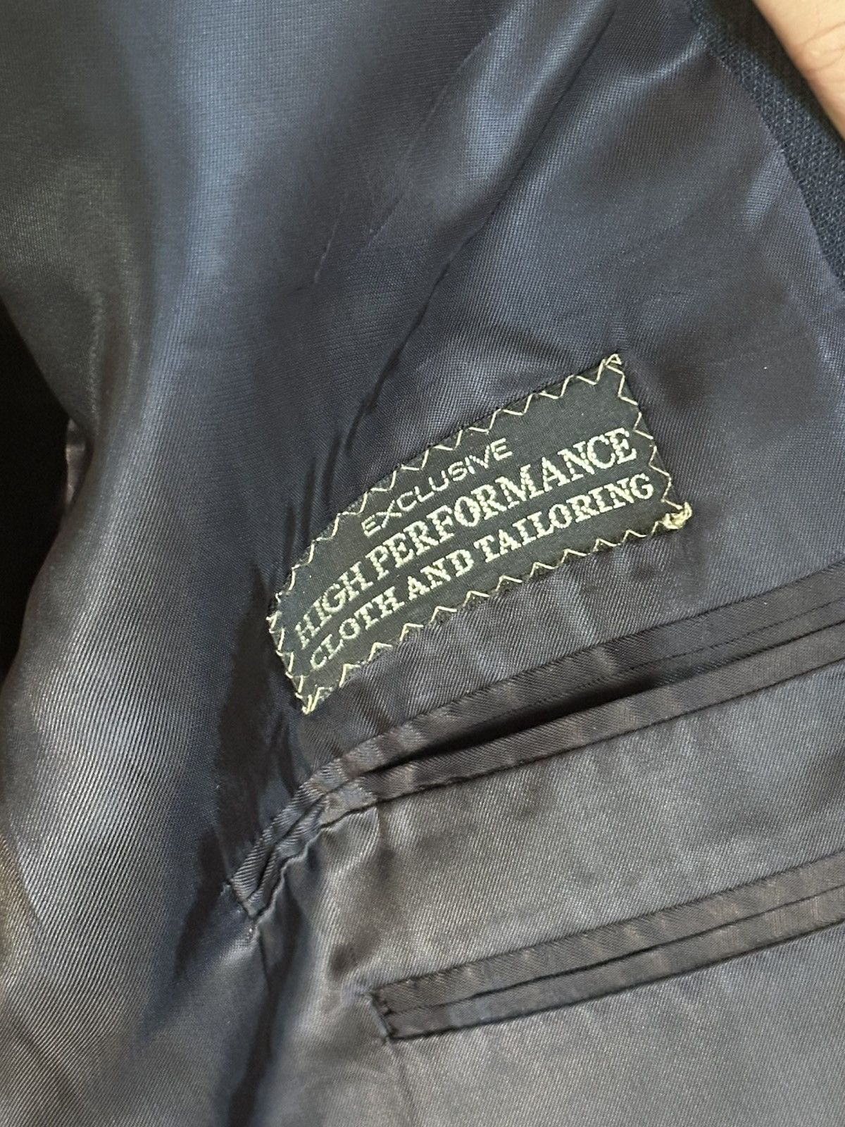 Ermenegildo Zegna Custom tailored navy pinstriped woven wool jacket Size 46R - 12 Thumbnail